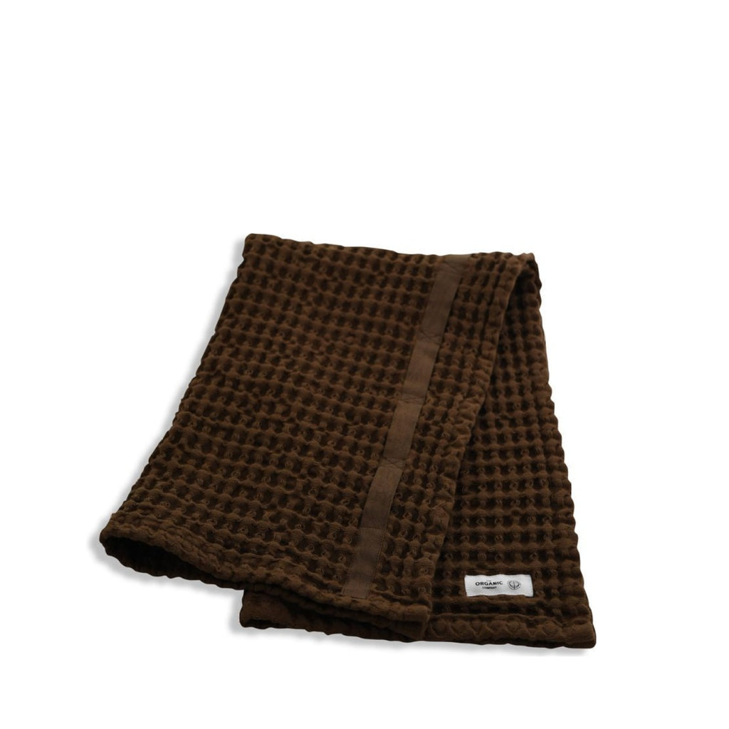 The Organic Company Big Waffle Hand Towel, Teak