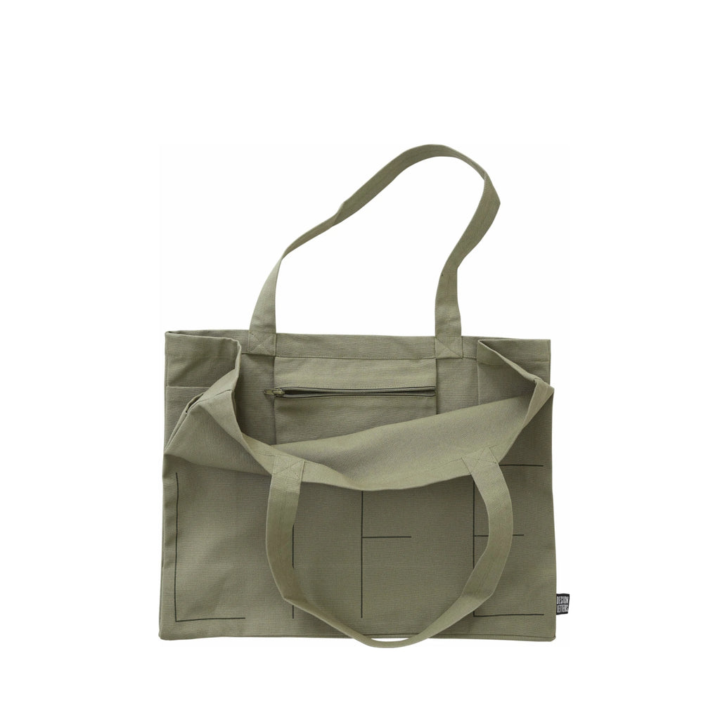 Design Letters Life Carrying Bag, Olive Green