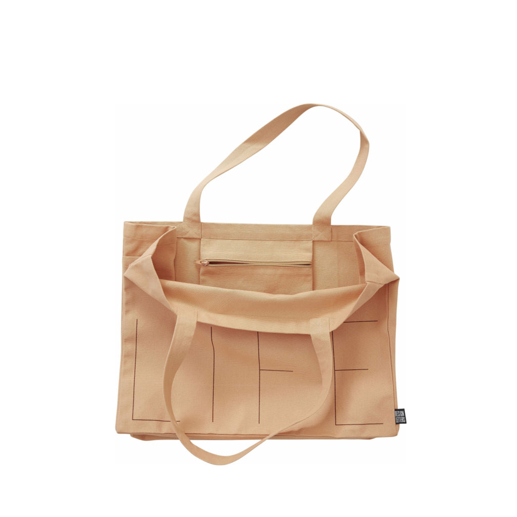Design Letters Life Carrying Bag, Peach