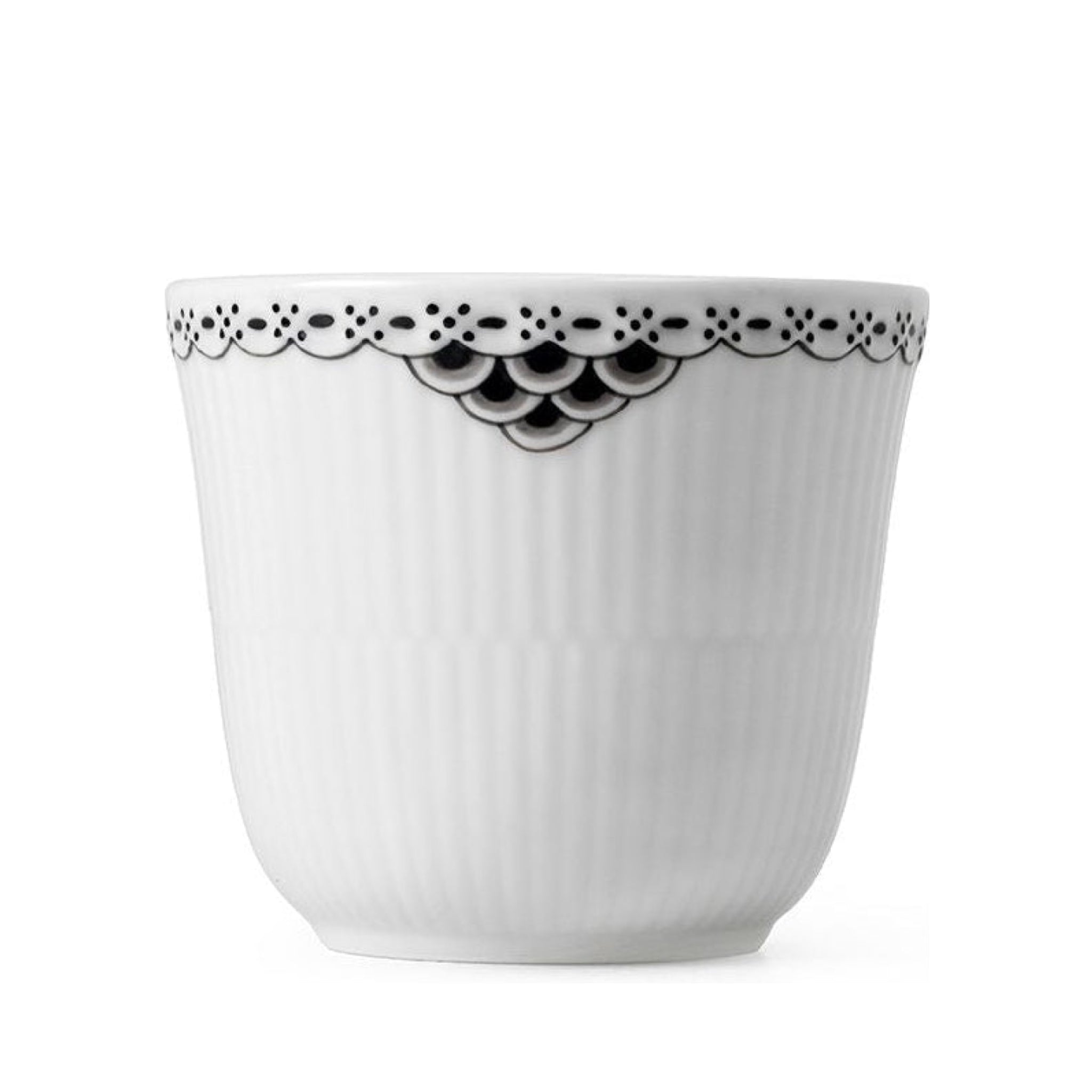 Royal Copenhagen Black Lace Mug 26 Cl