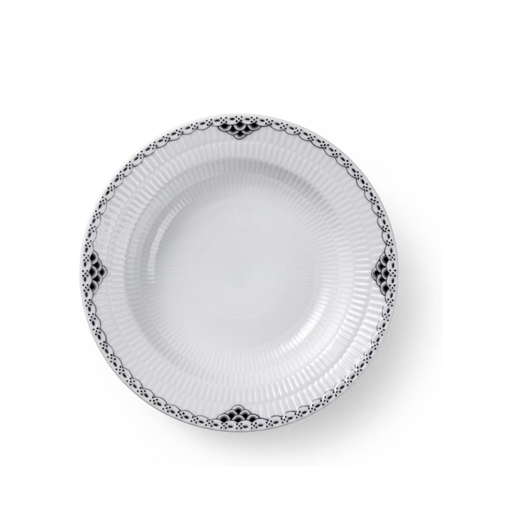 Royal Copenhagen Black Lace Deep Plate, 21 Cm