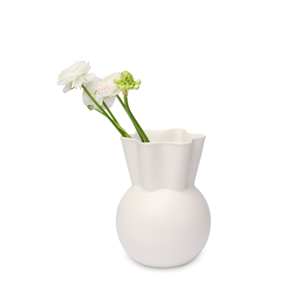 Spring Copenhagen Vase With Curved Top, 20cm