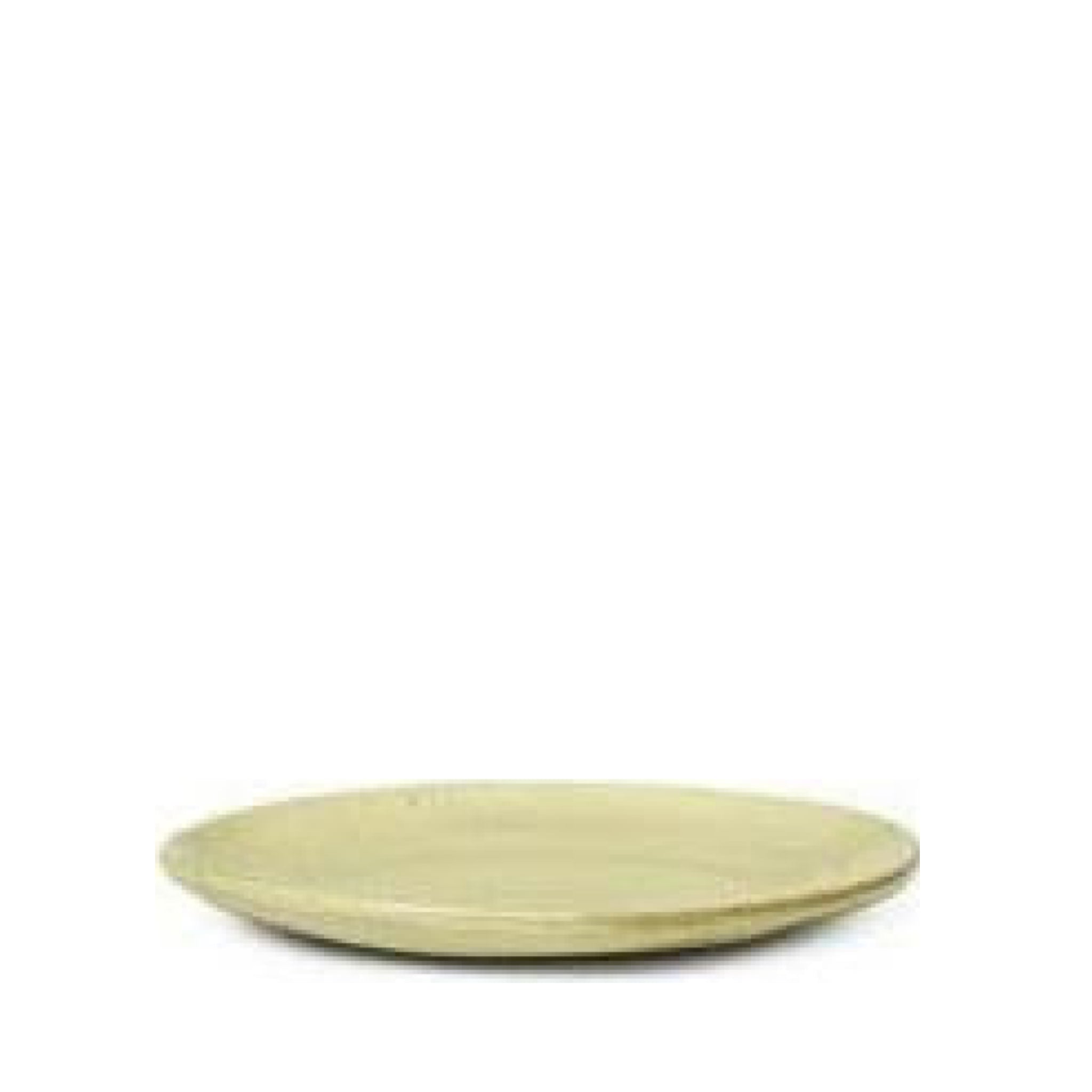 Ferm Living Flow Plate Yellow Speckle, ø15cm