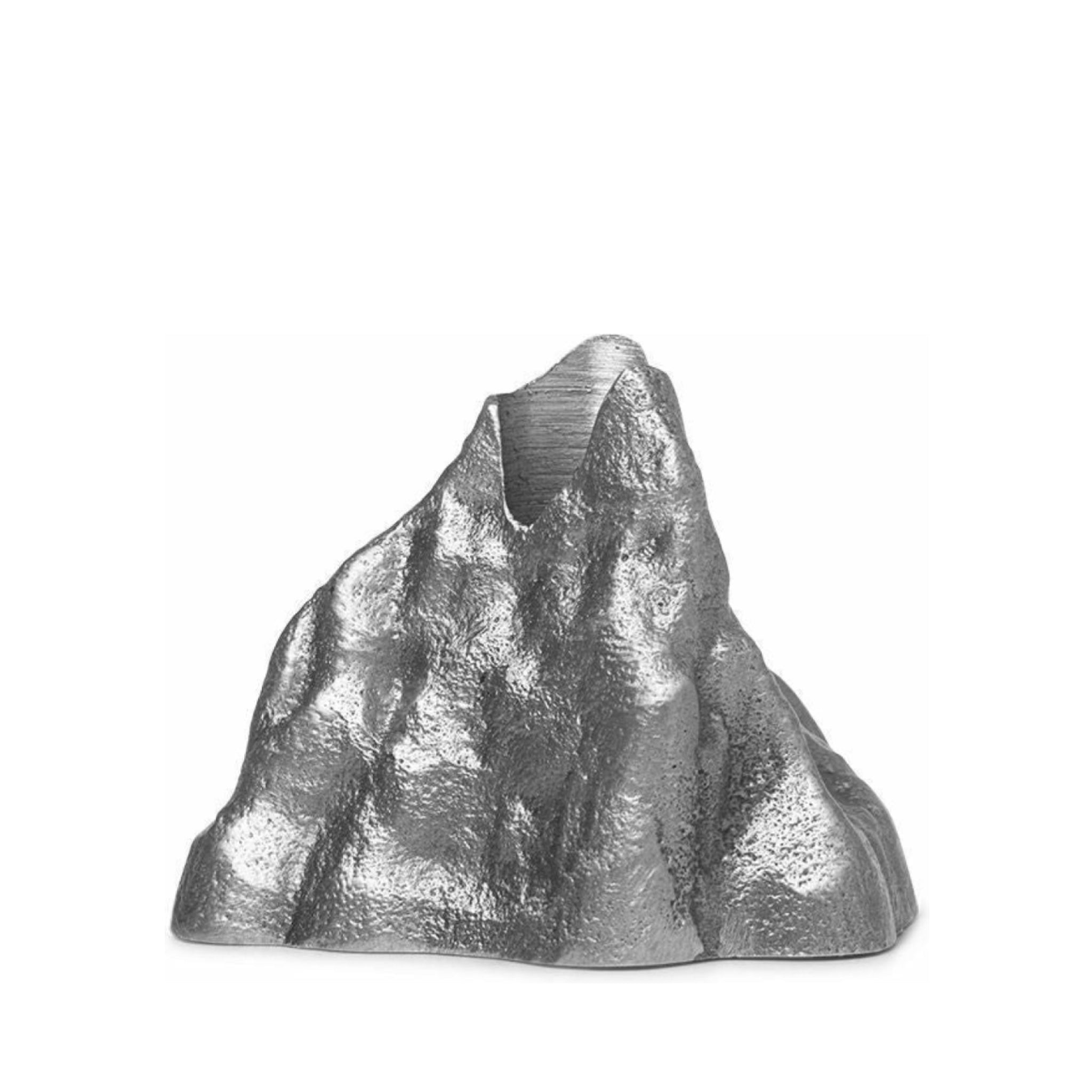 Ferm Living Stone Candle Holder Small, Aluminium