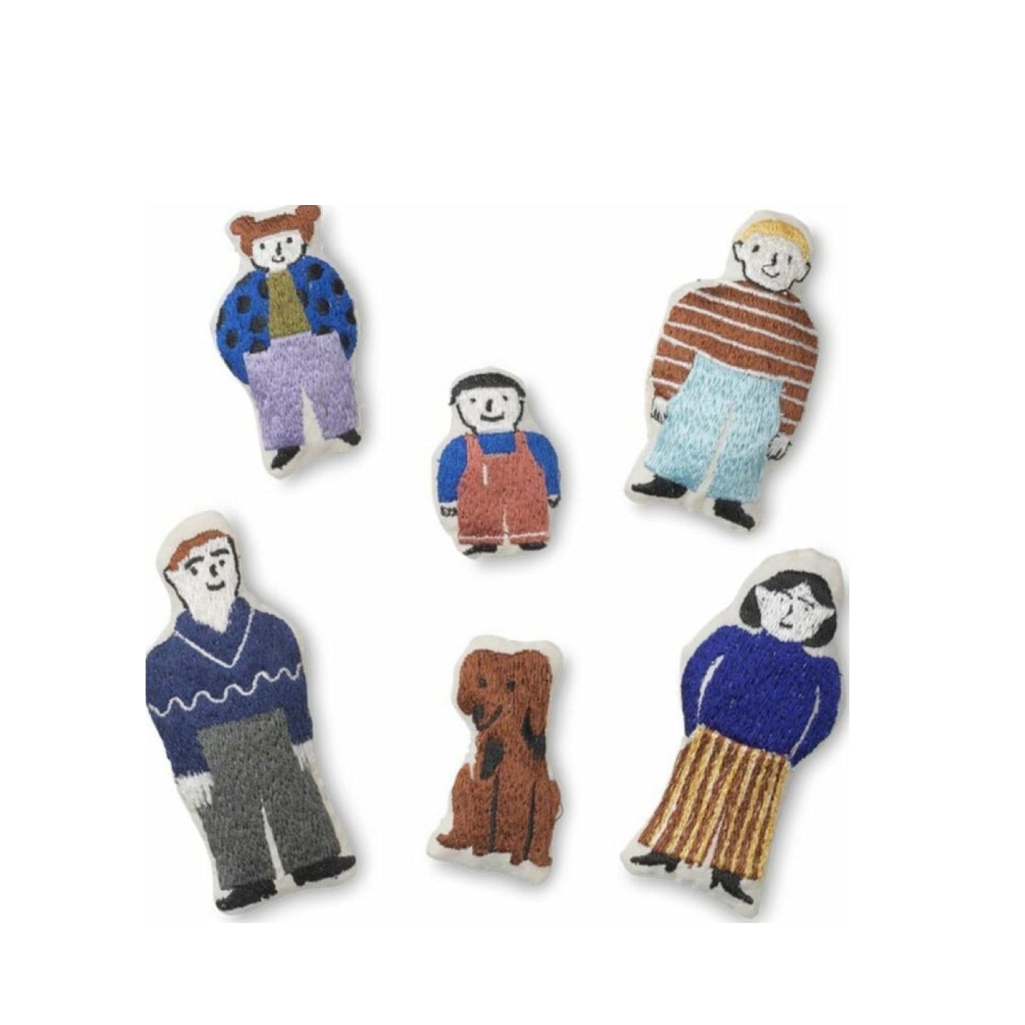 Ferm Living Funkis Family Fabric Figures
