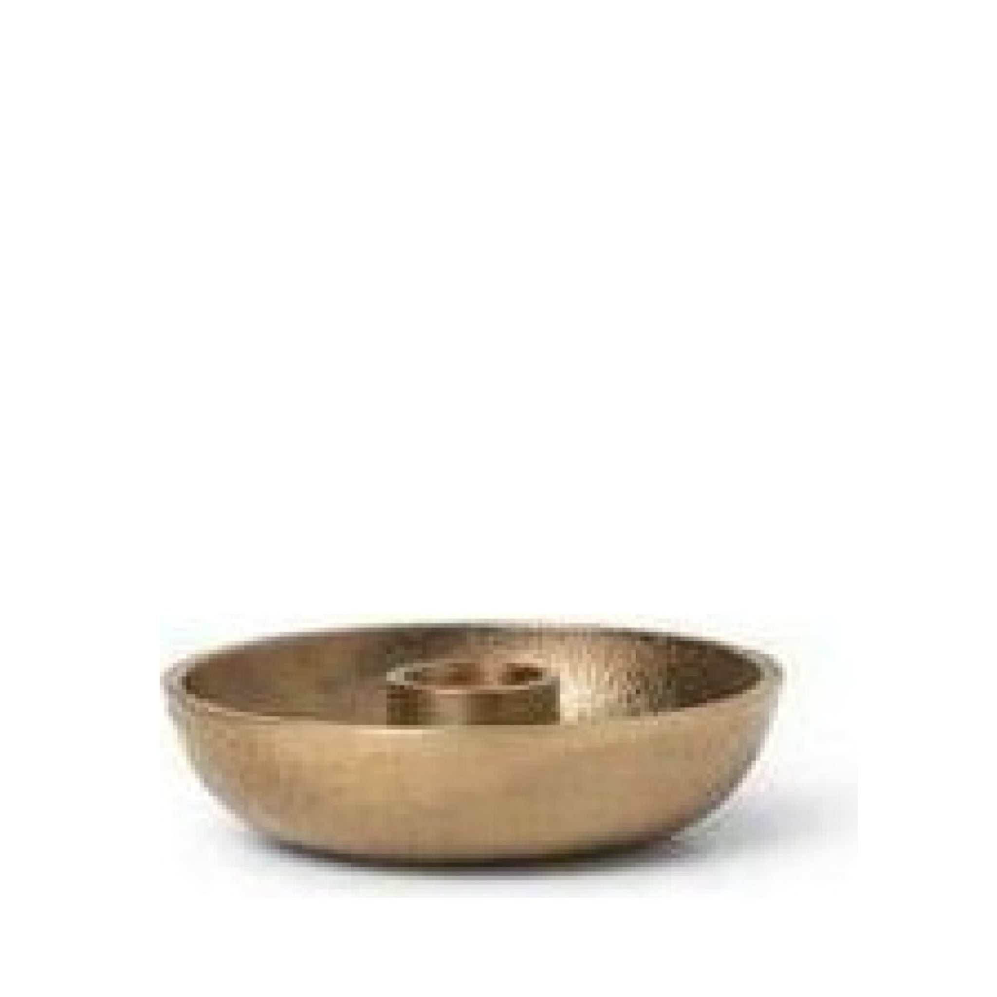 Ferm Living Bowl Candlestick Single, Brass