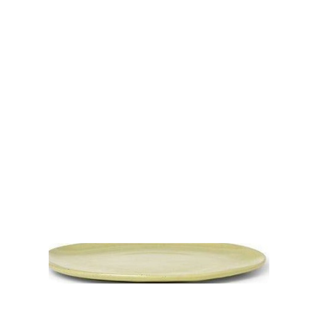 Ferm Living Flow Plate øx H 27x1.5, Yellow
