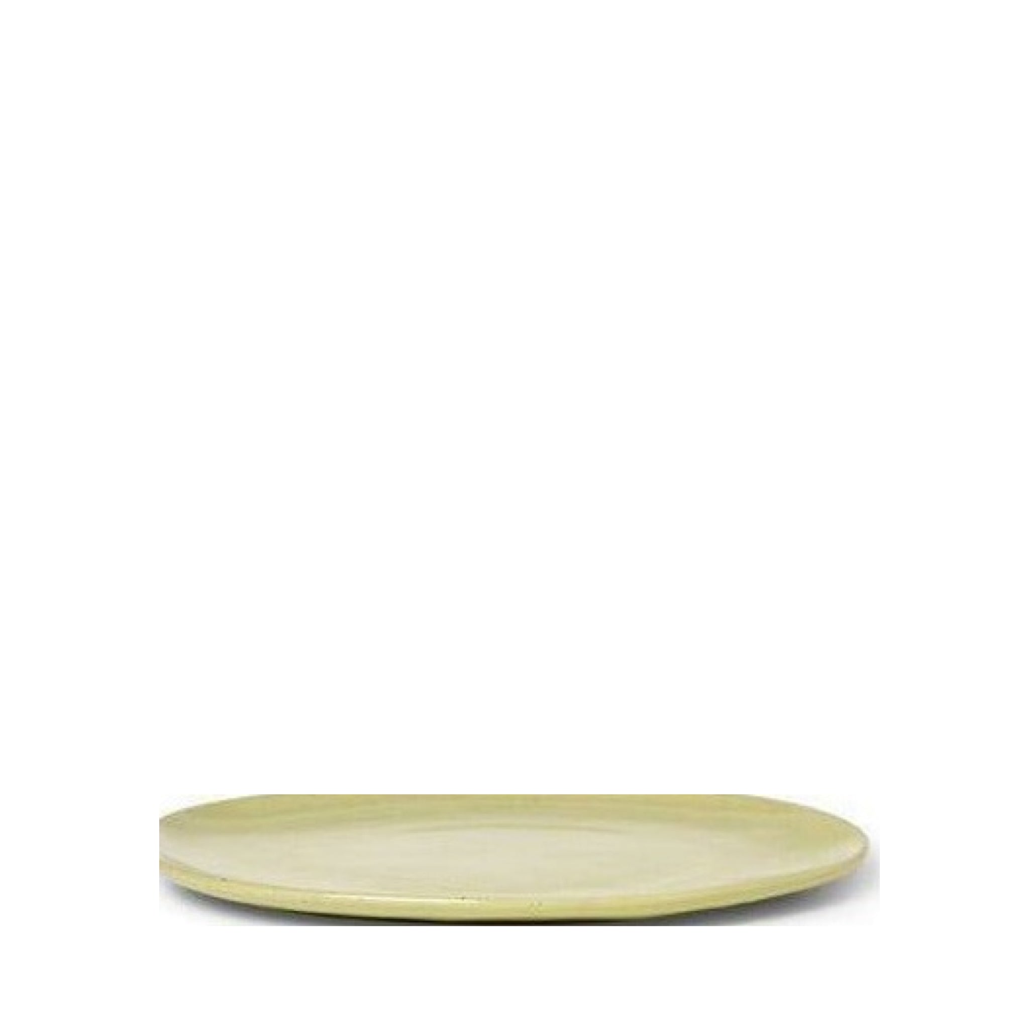 Ferm Living Flow Plate øx H 27x1.5, Yellow