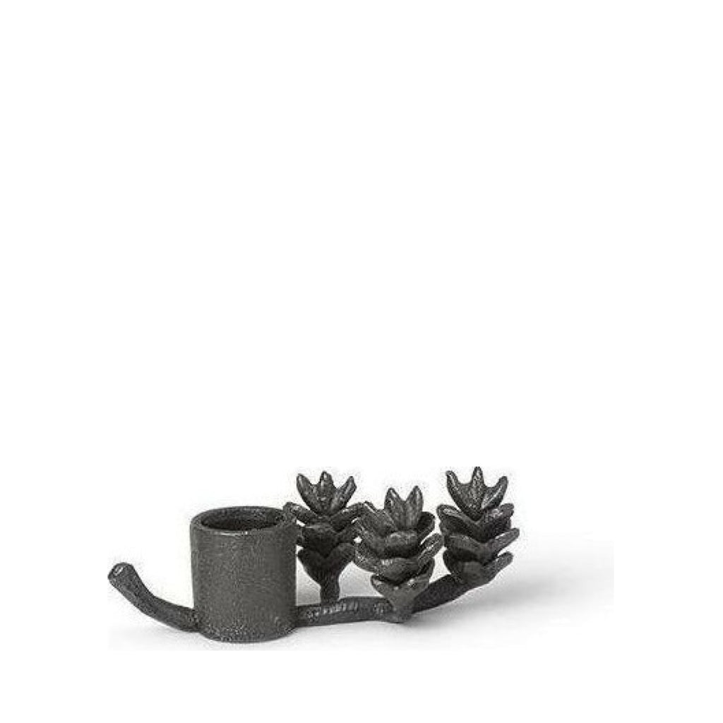 Ferm Living Forest Candlestick, Black Brass