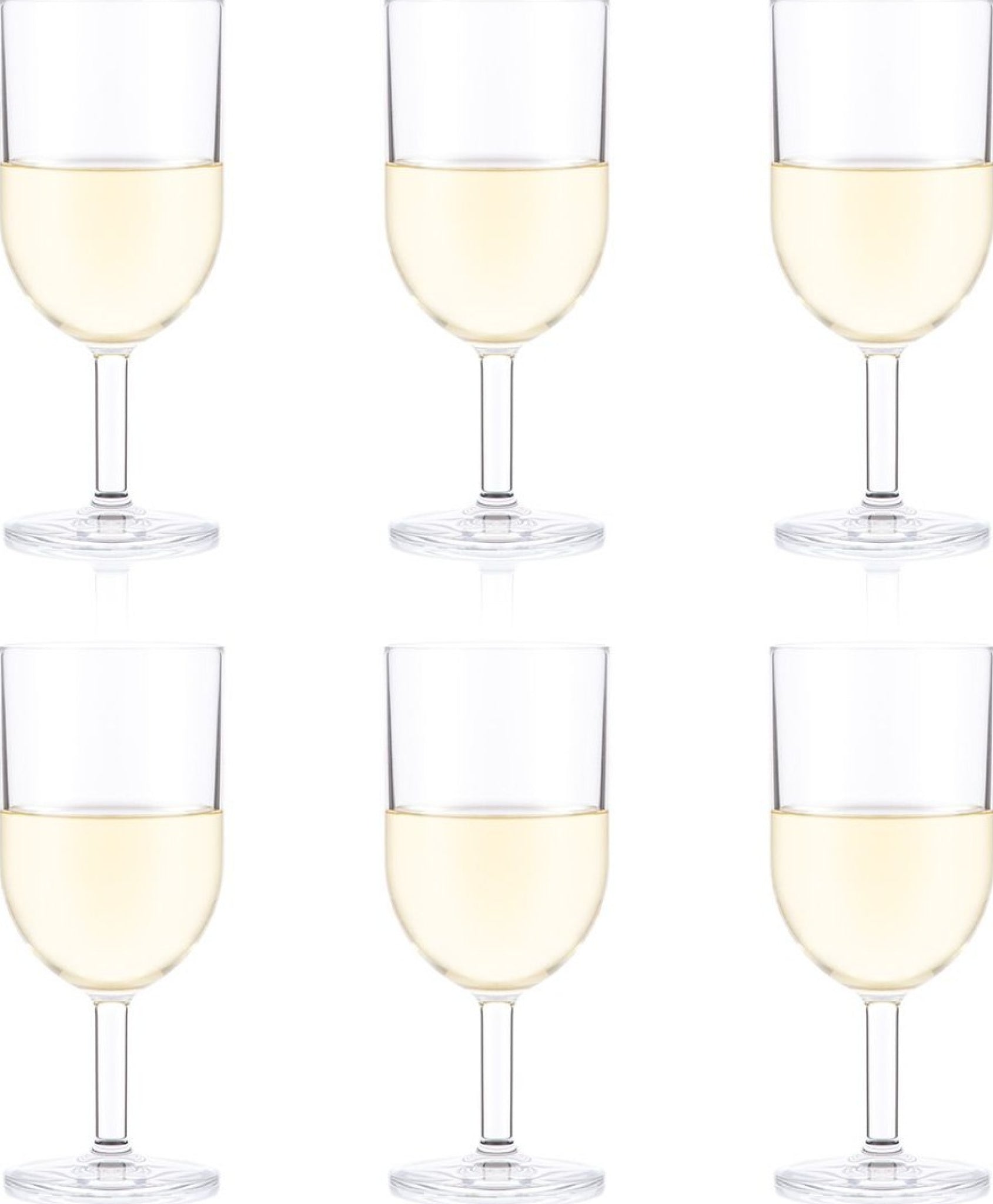 Bodum octet white wine glasses, 6 pcs.