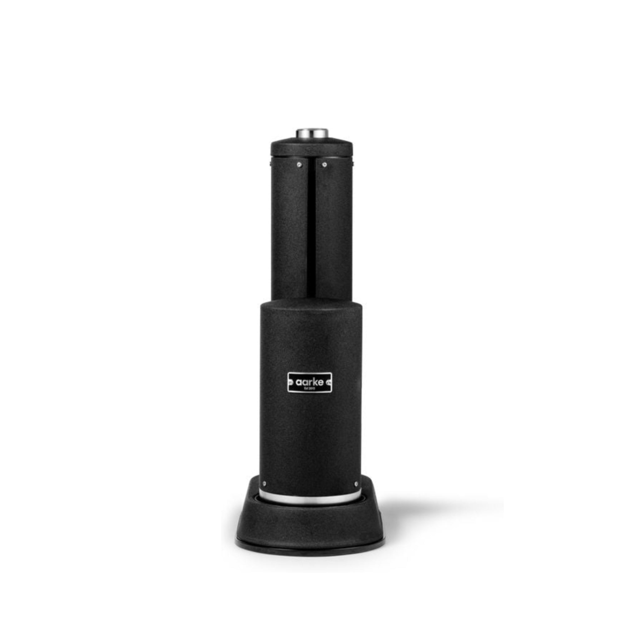 Aarke Carbonator Pro: Sleek Black Stainless Steel Sparkling Water Maker