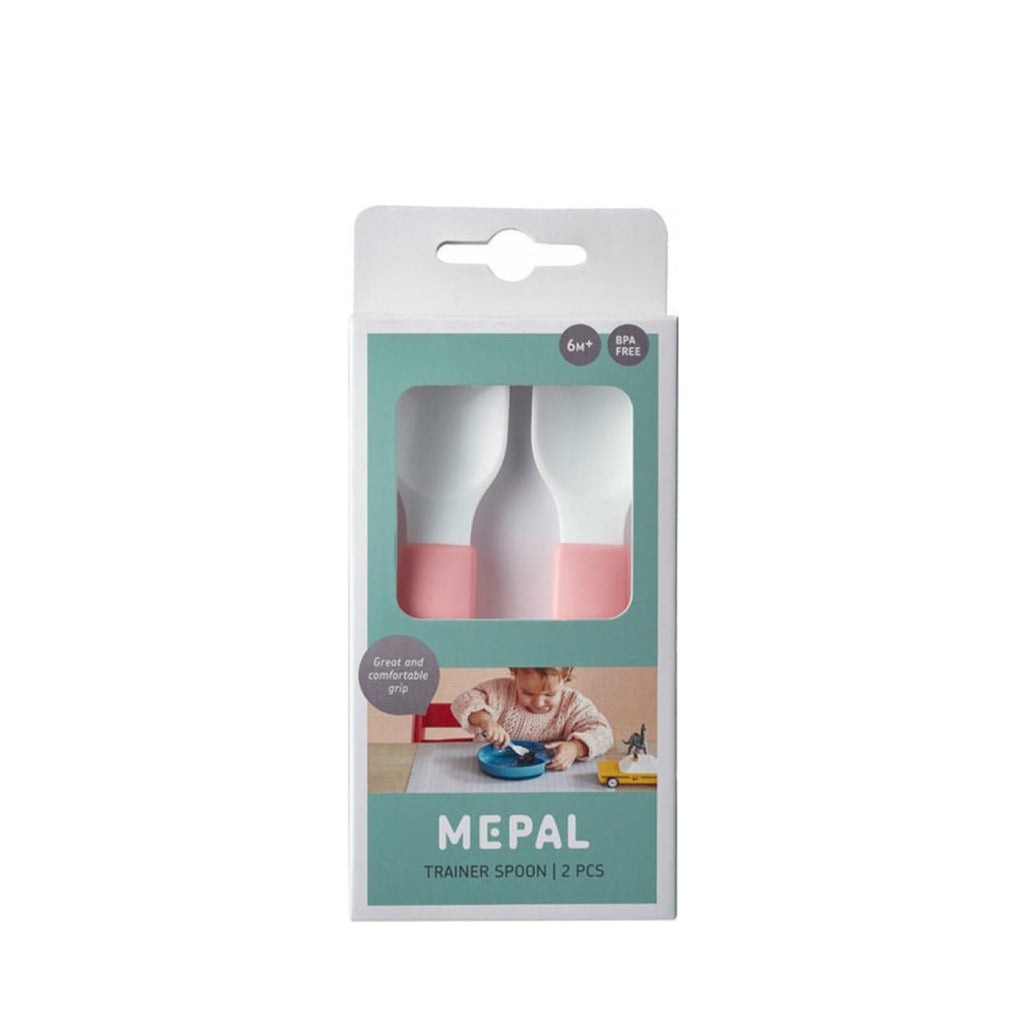 Mepal Mio Learning Spoon Set, Pink