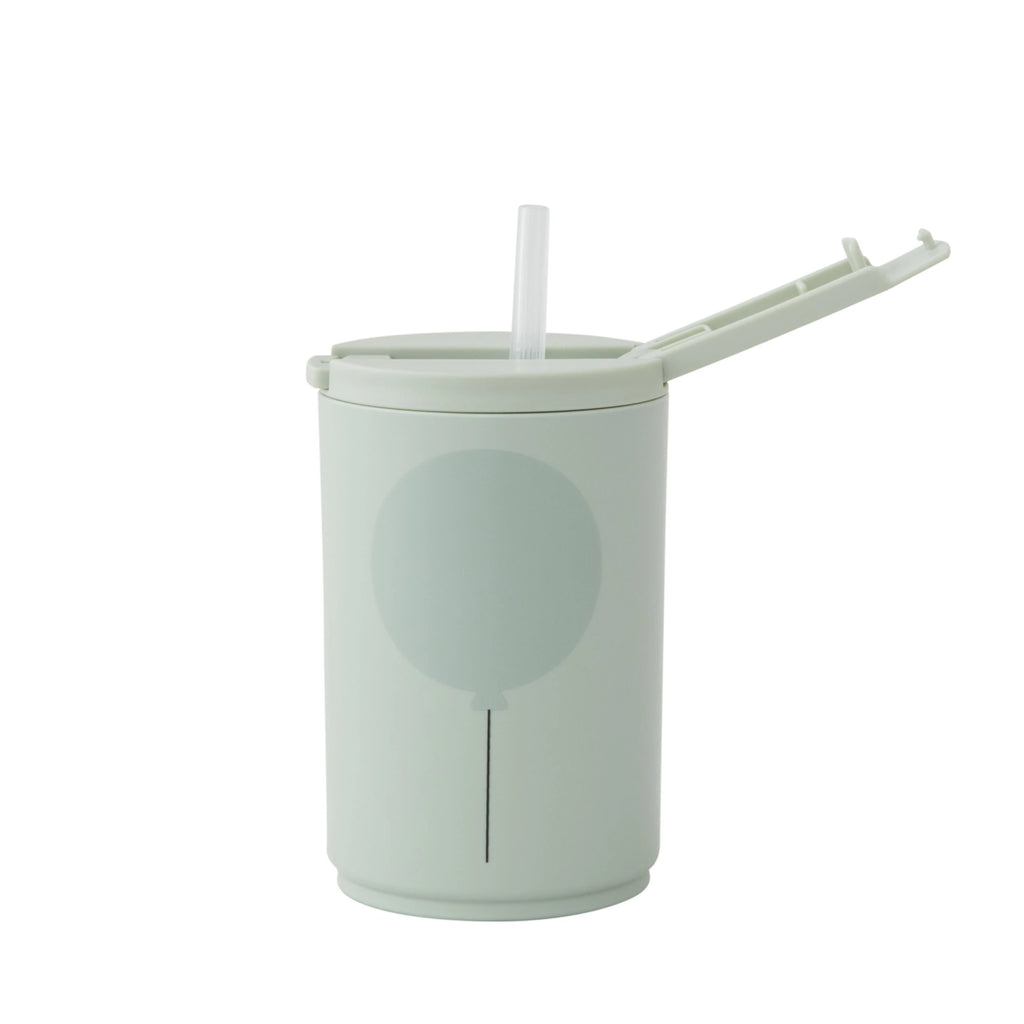 Design Letters Kids Straw MUG 330 ml, light grass 端 n