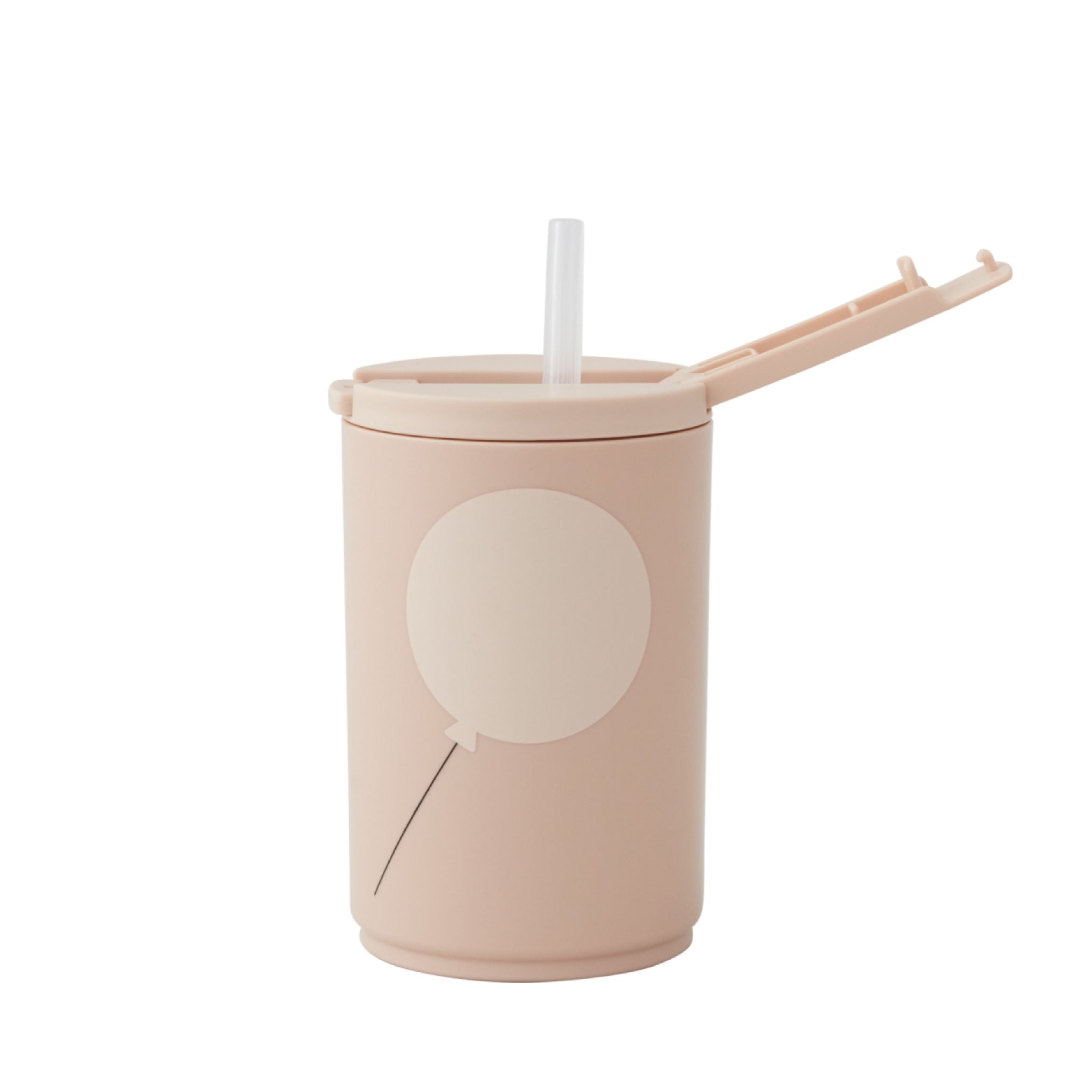 Design Letters Kids Straw Mug 330 ml, nude
