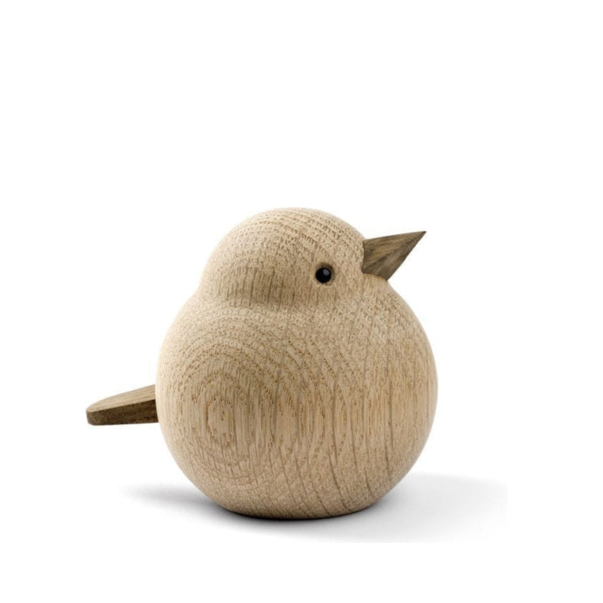 Novoform Design Mama Sparrow Decorative Figure, Natural Oak