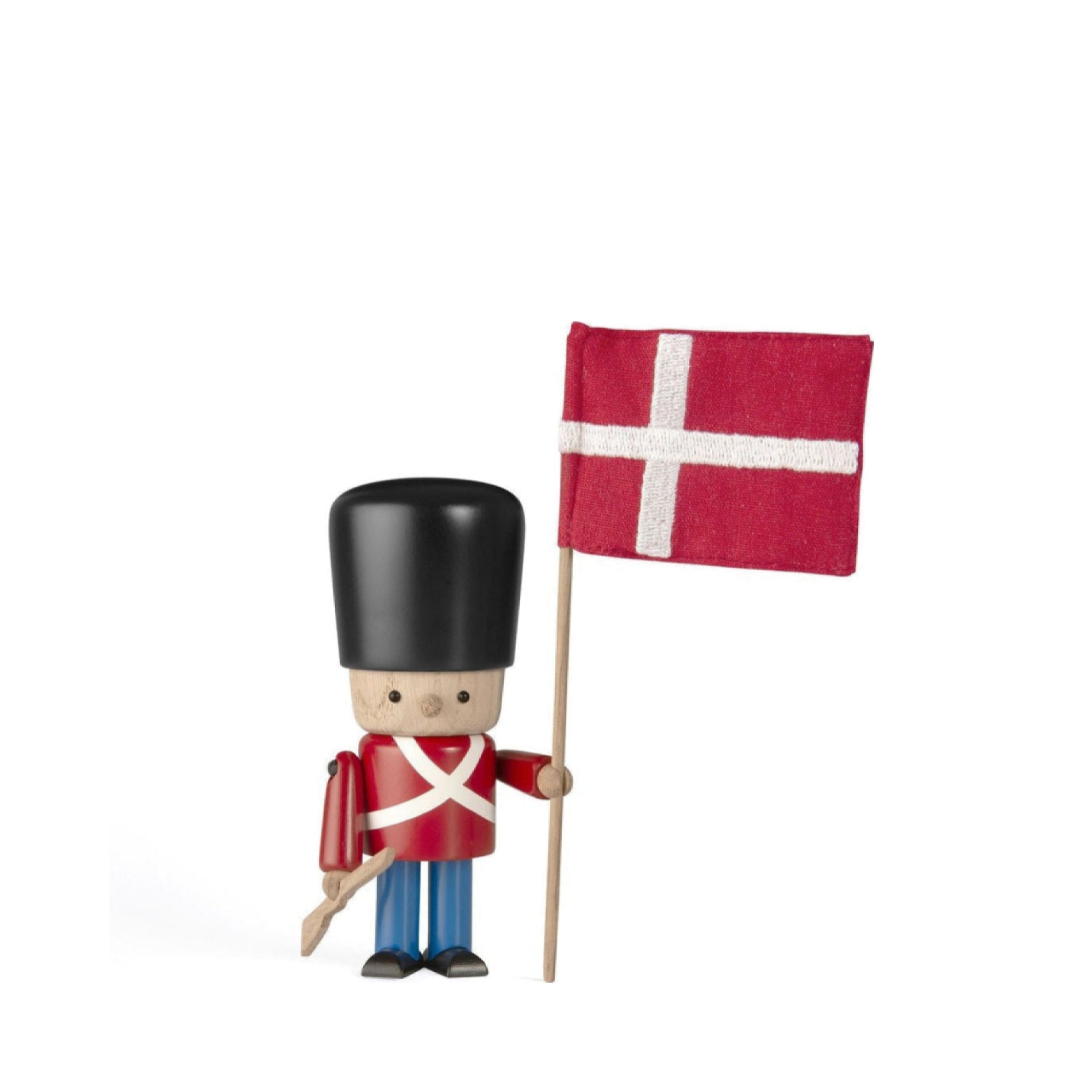 Novoform Design Danish Royal Guard Decorative Figure, Red Uniform