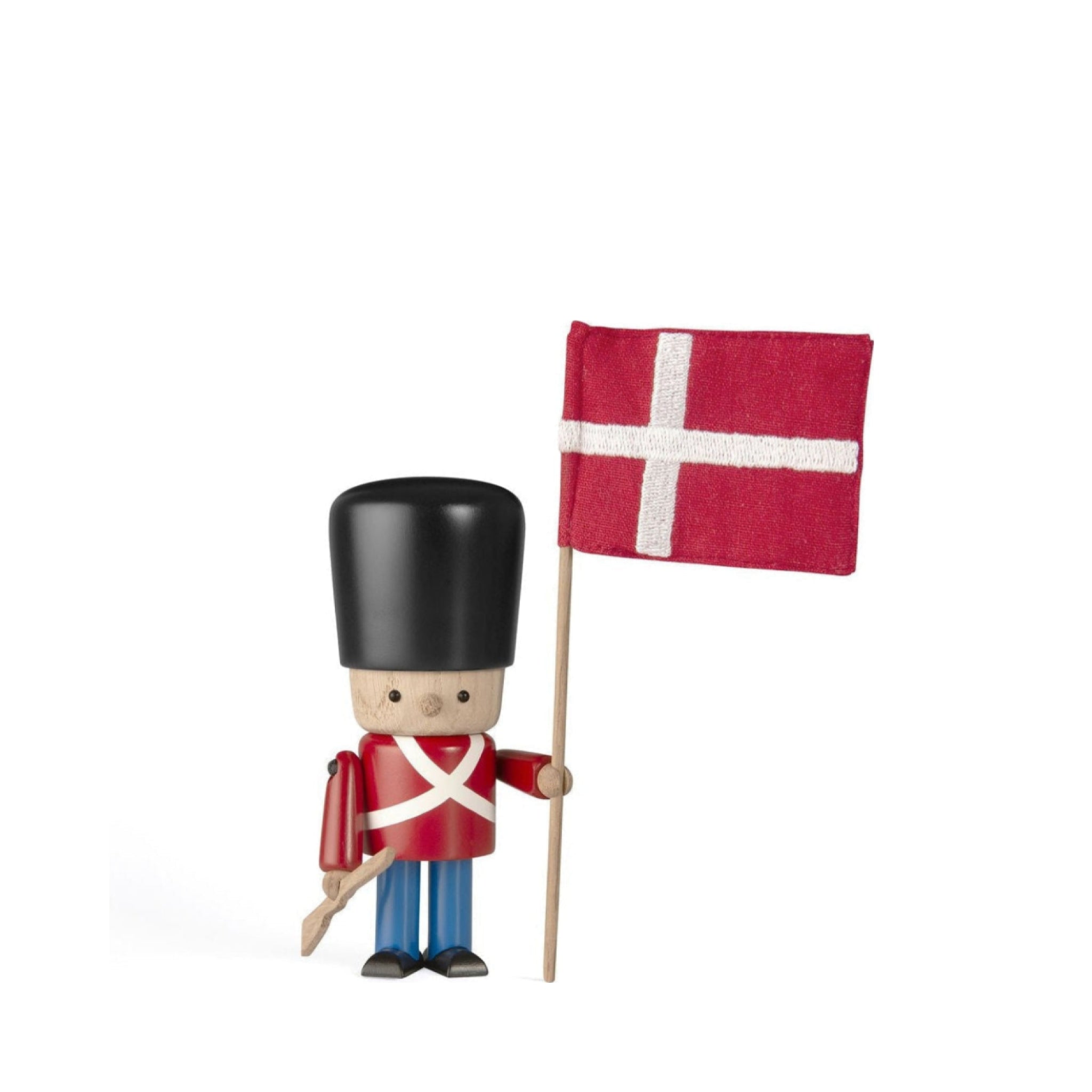 Novoform Design Danish Royal Guard Decorative Figure, Red Uniform