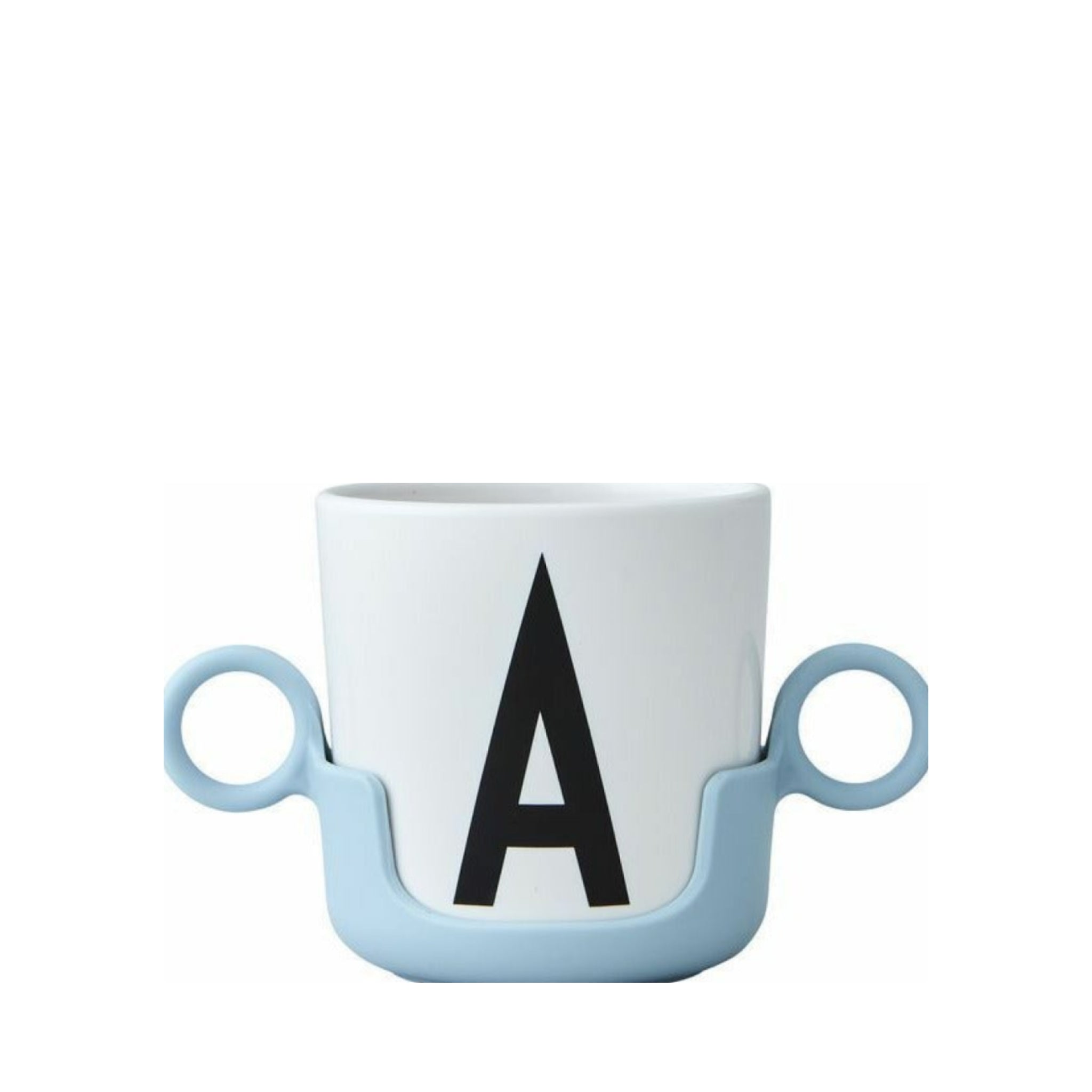 Design Letters Cup Handle for Melamine Cup, Light Blue