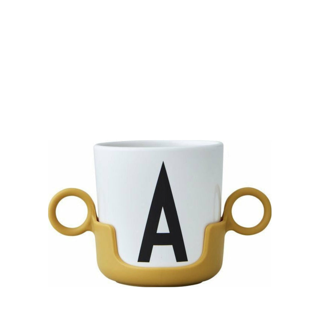 Design Letters Cup Handle for Melamine Cup, Mustard