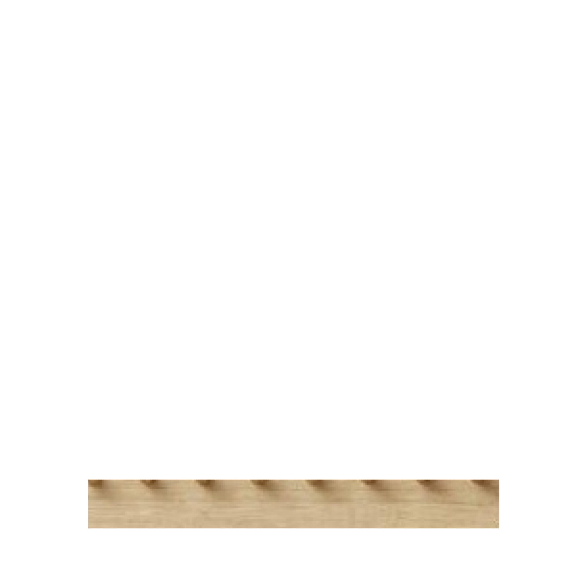 Form & Refine Echo 40cm Coat Rack – White Oiled Oak, Multi-Purpose