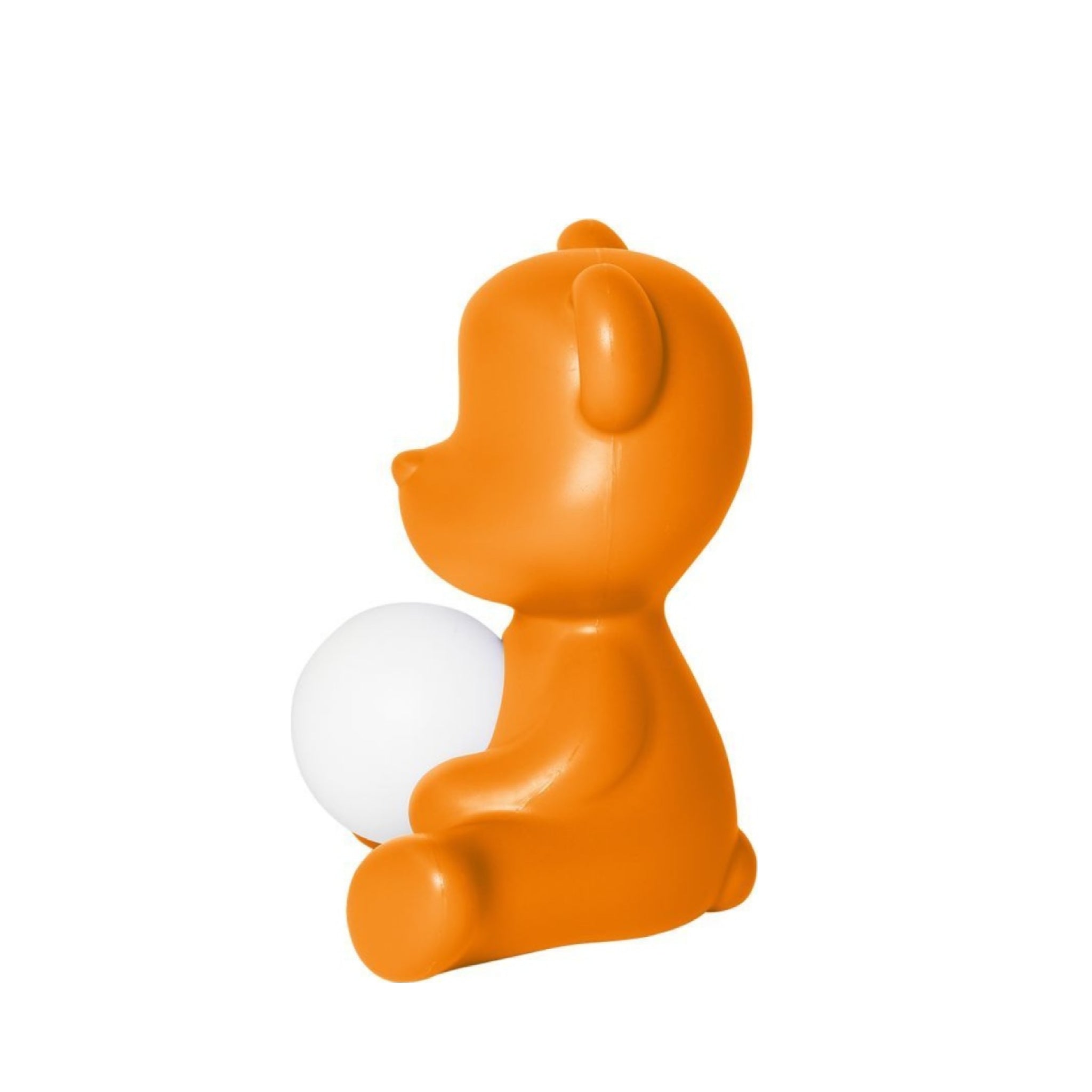 Qeeboo Teddy Girl LED Table Lamp - Rechargeable Orange Bear Design