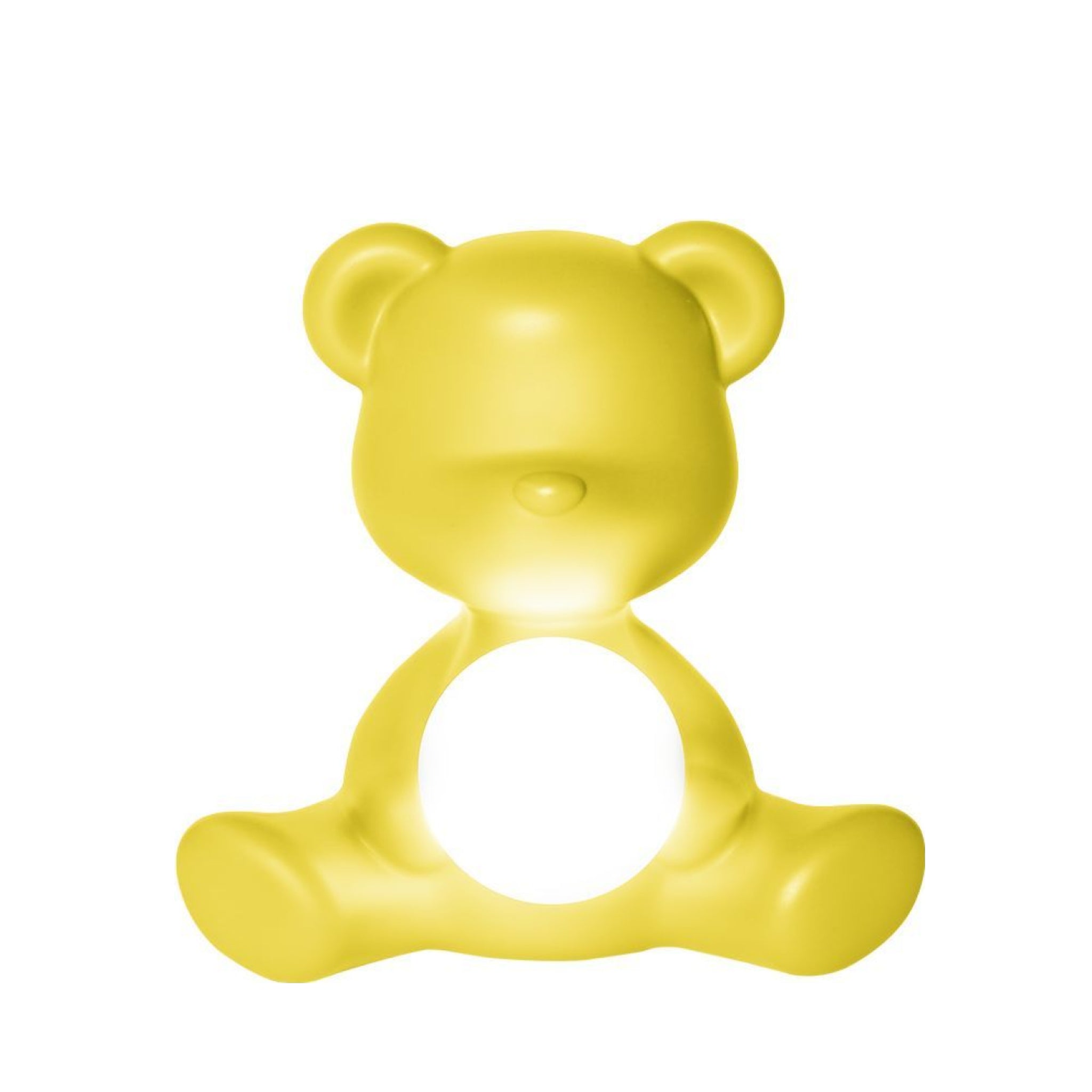 Qeeboo Teddy Girl Led Rechargeable Table Lamp, Yellow
