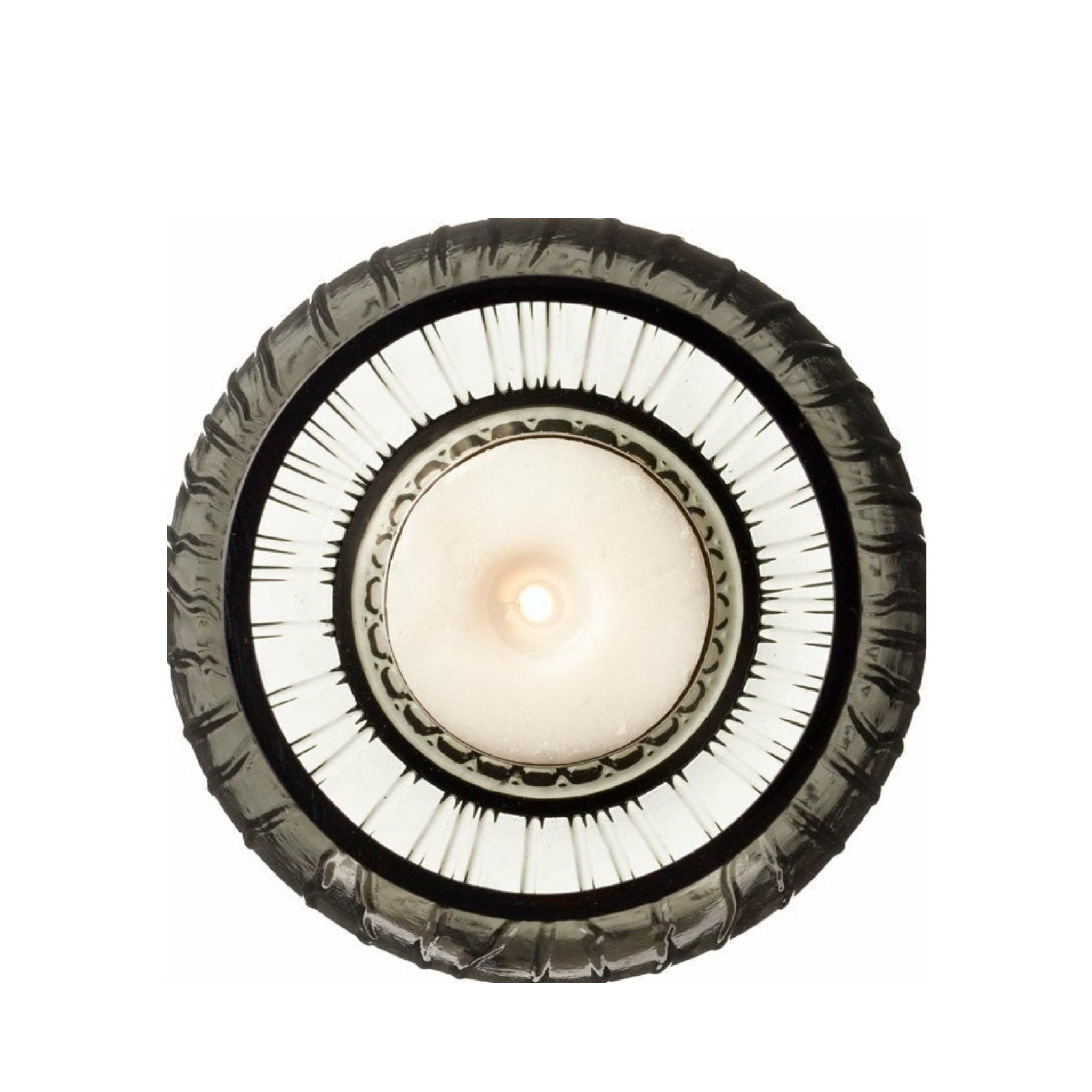 BITZ Kusintha tealight holder 2 pcs. H 7,5 cm, Smoke