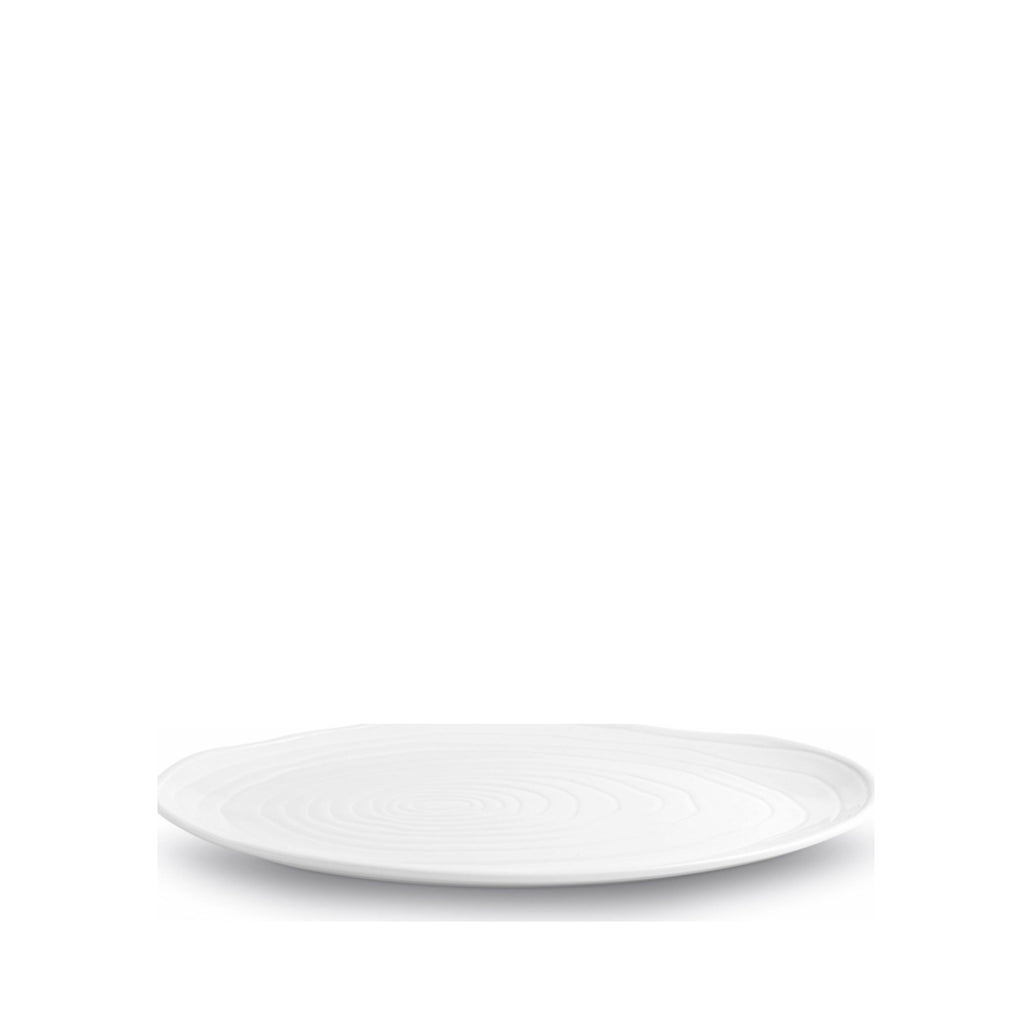 Pillivuyt Boulogne Plate Oval L 34 Cm, White