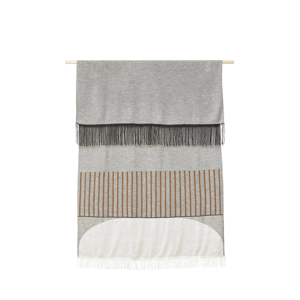 Form & Refine Aymara 130x190 cm 100% Alpaca Plaid Throw - Dark Grey