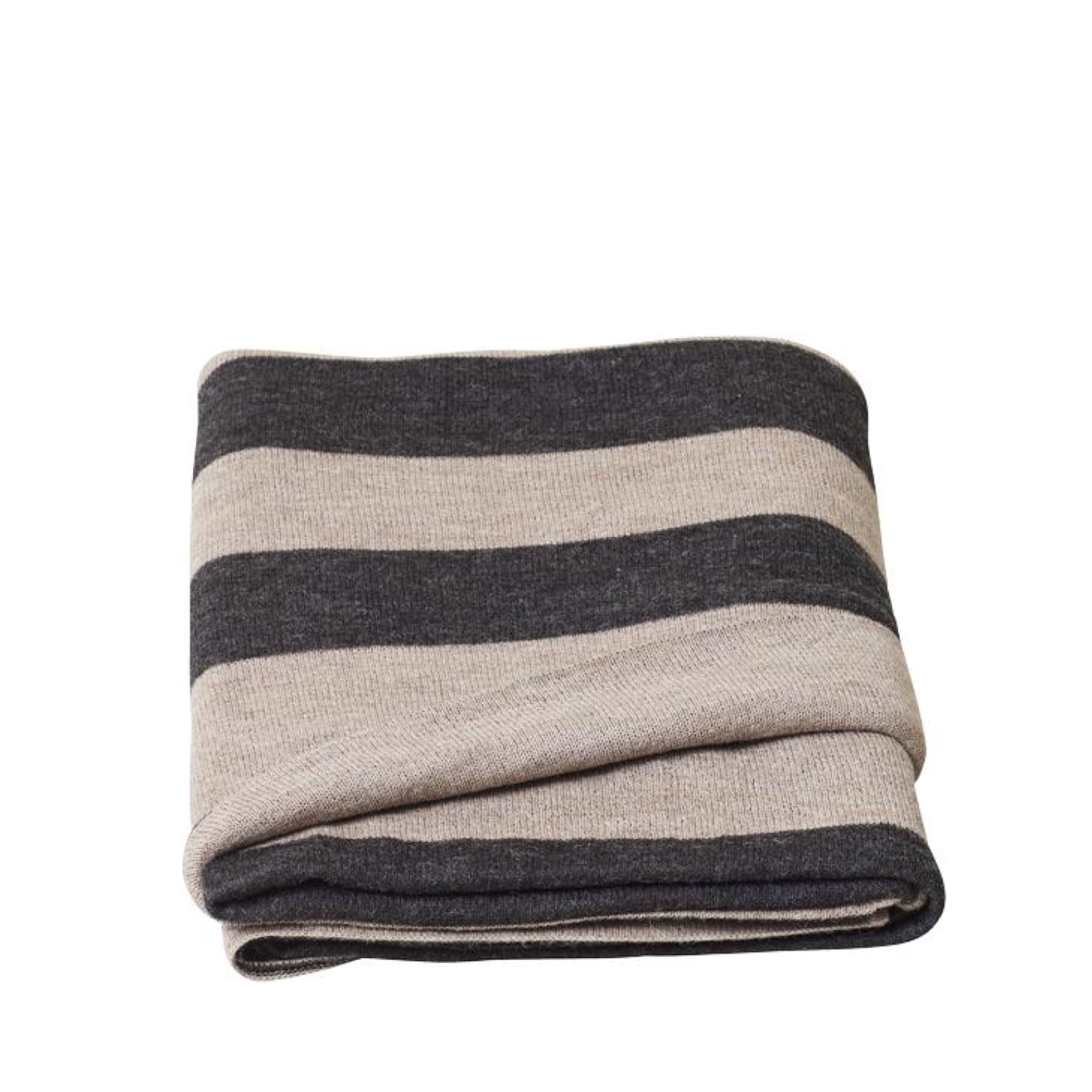 Form & Refine Aymara 190x130 Cm Luxury 100% Alpaca Throw – Dark Grey