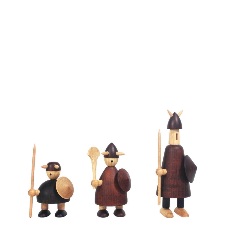 Andersen Furniture The Vikings Of Denmark Wooden Figure, Large