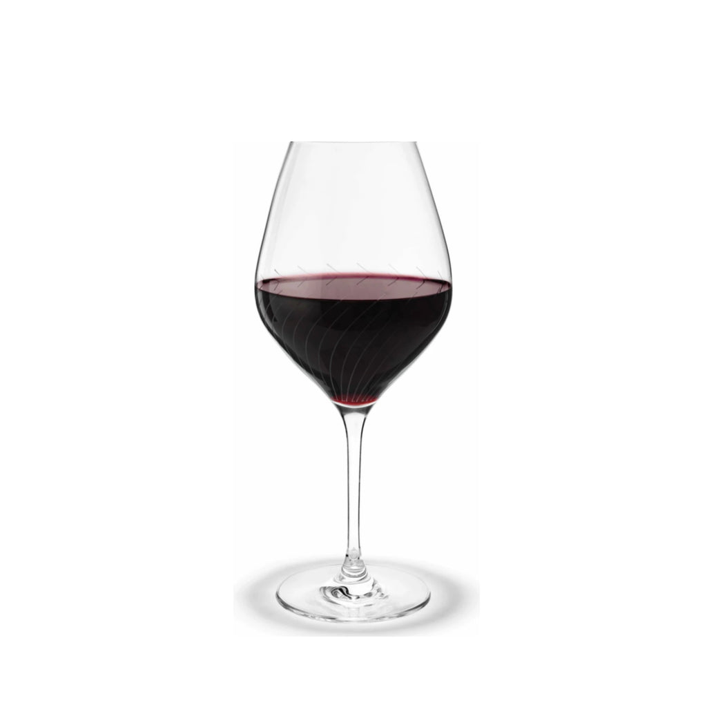 Holmegaard Cabernet Lines Burgundy Glass, 2 Pcs.