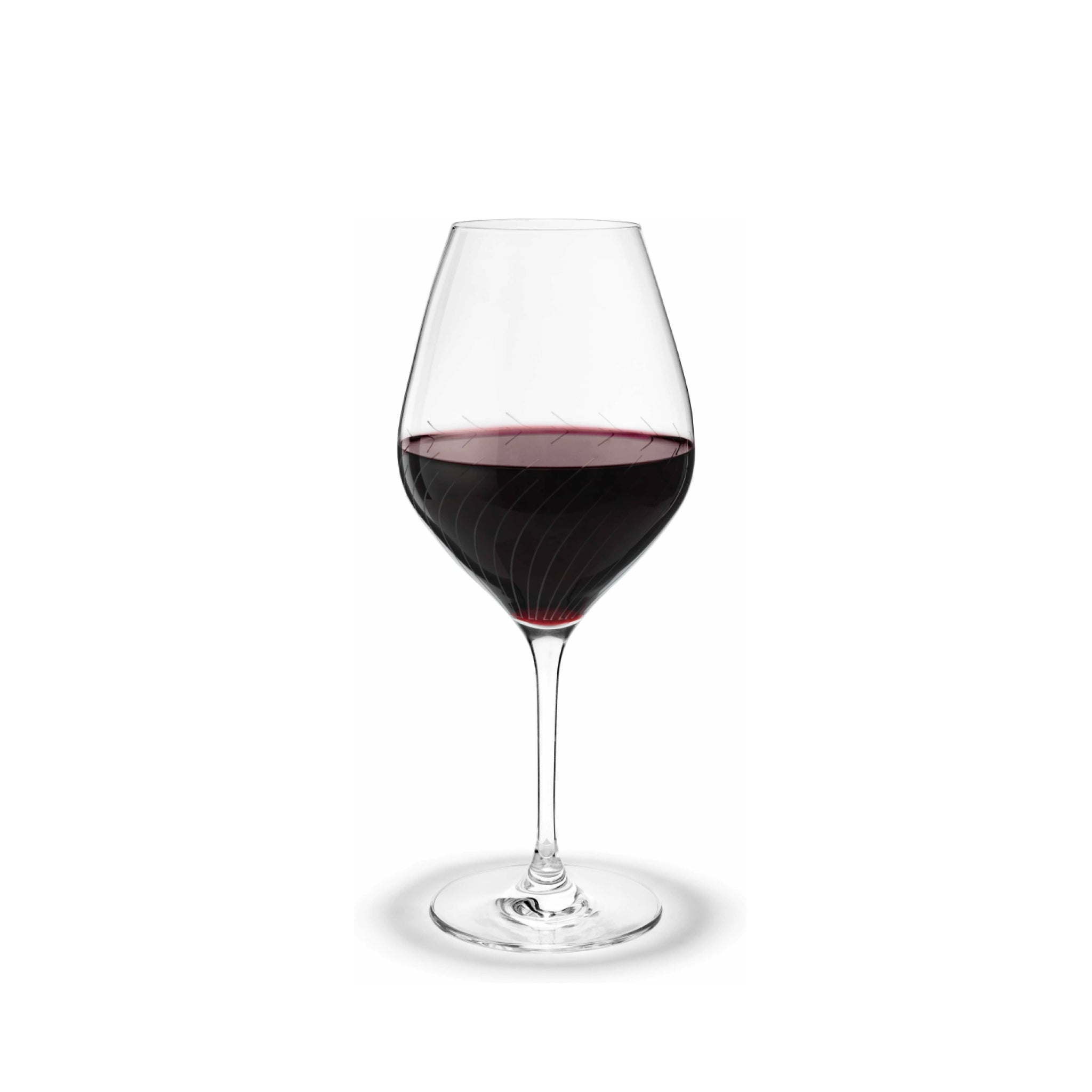 Holmegaard Cabernet Lines Burgundy Glass, 2 Pcs.