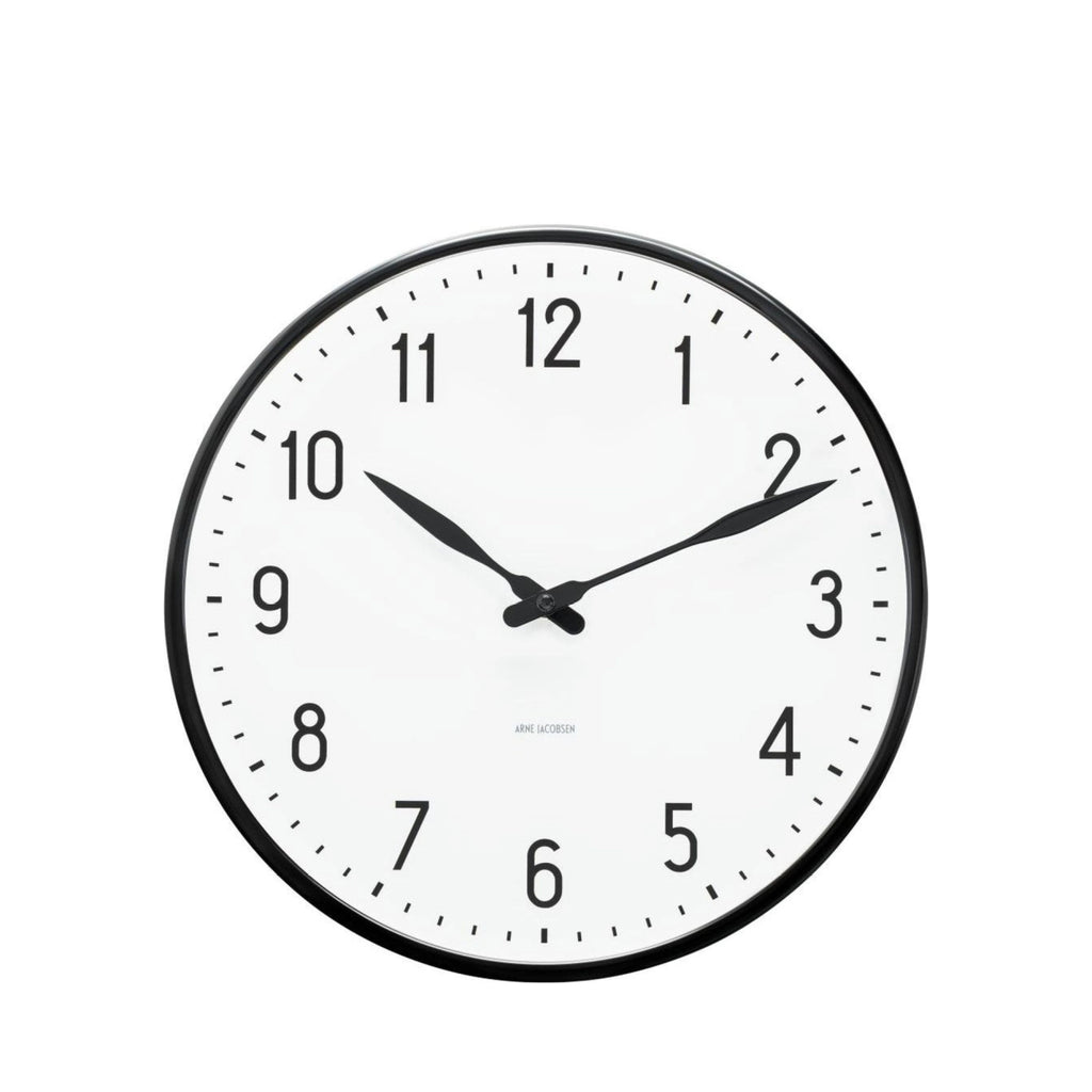 Arne Jacobsen Station Wall Clock, 29cm