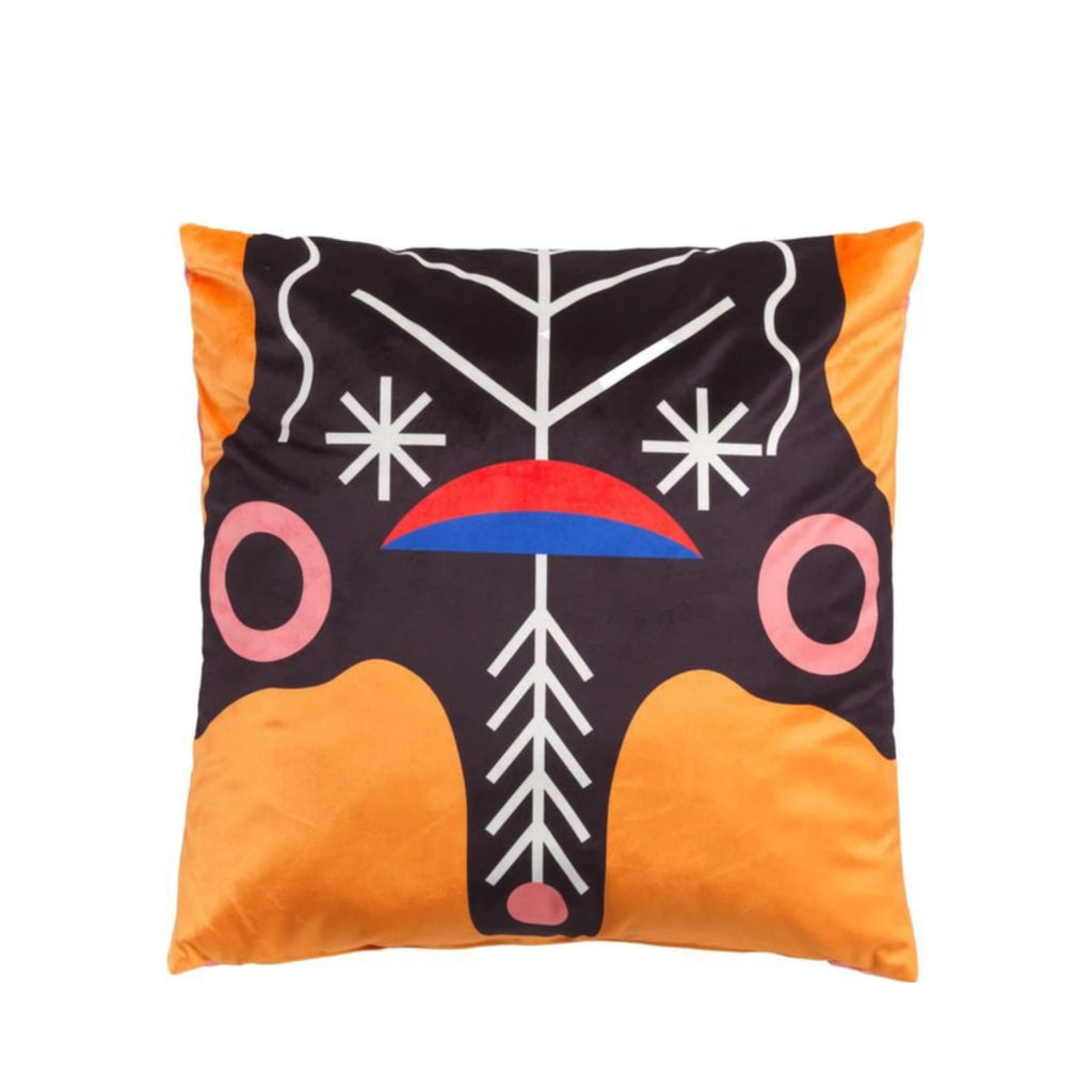 Qeeboo Oggian Cushion 45x45 Cm, Kinotto