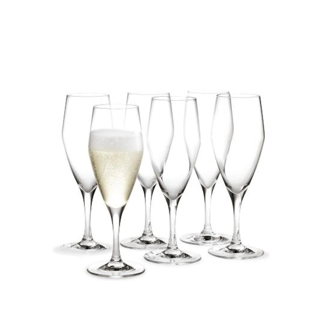 Holmegaard Perfection Champagne Glass, 6 Pcs.