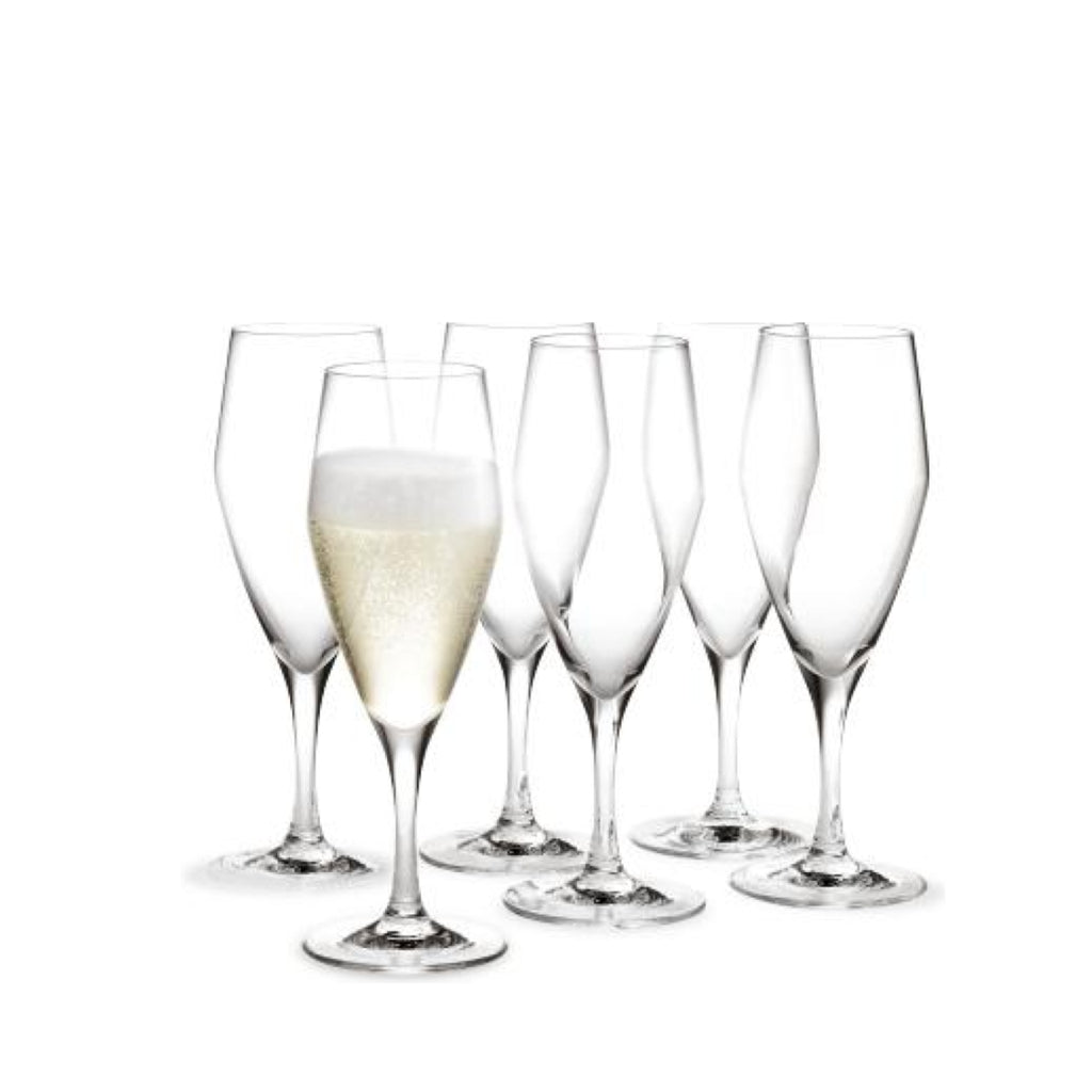 Holmegaard Perfection Champagne Glass, 6 Pcs.