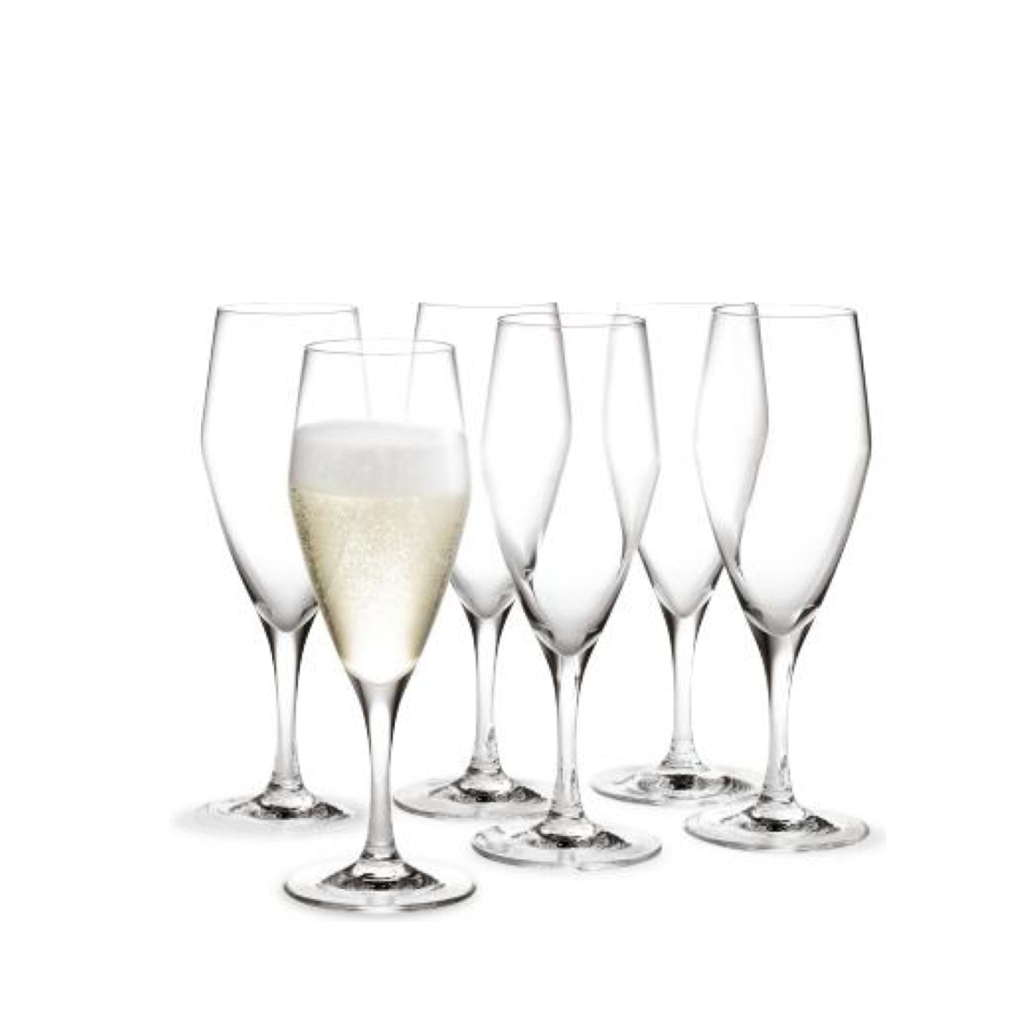 Holmegaard Perfection Champagne Glass, 6 Pcs.