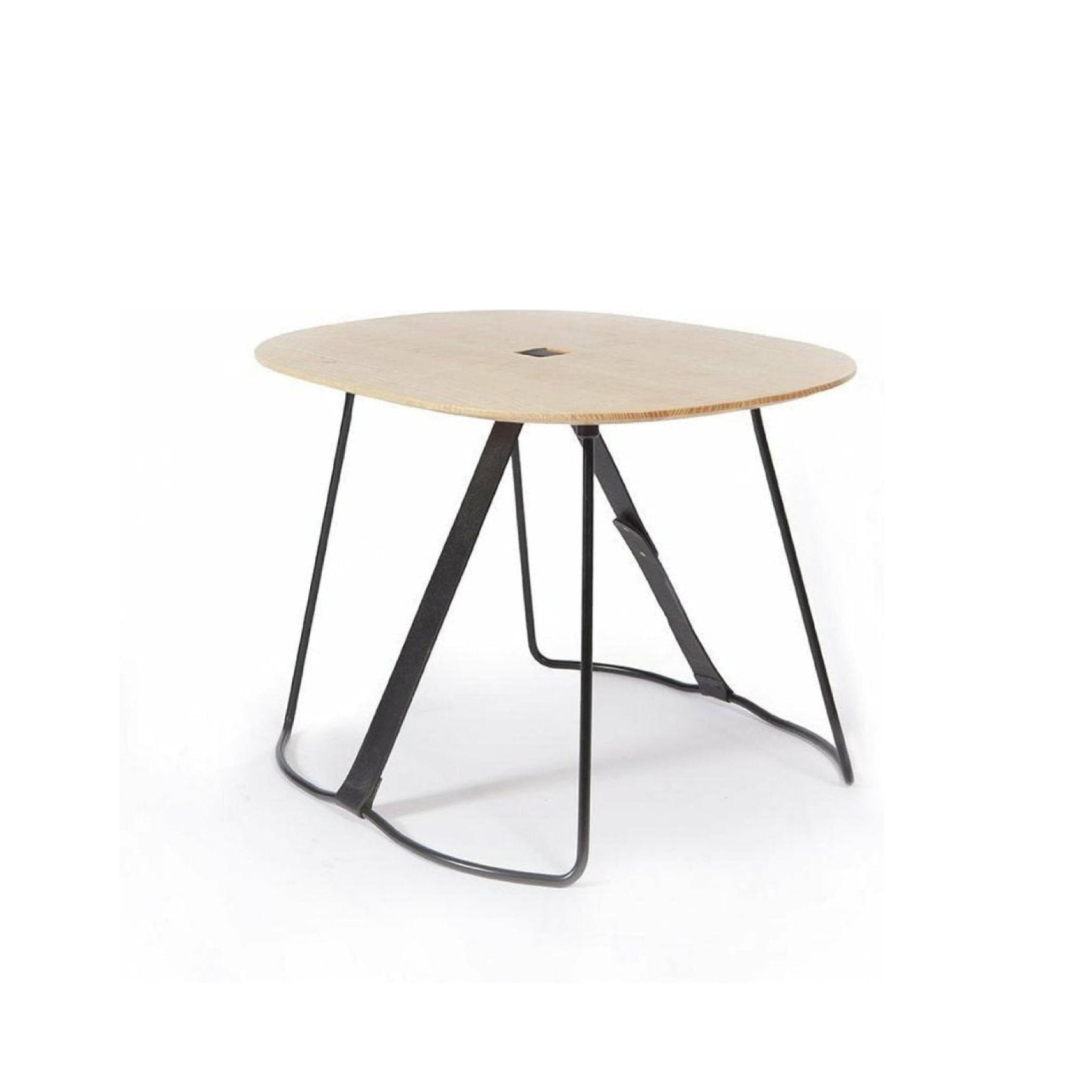 Cuero Sierra Side Table Black, 44cm
