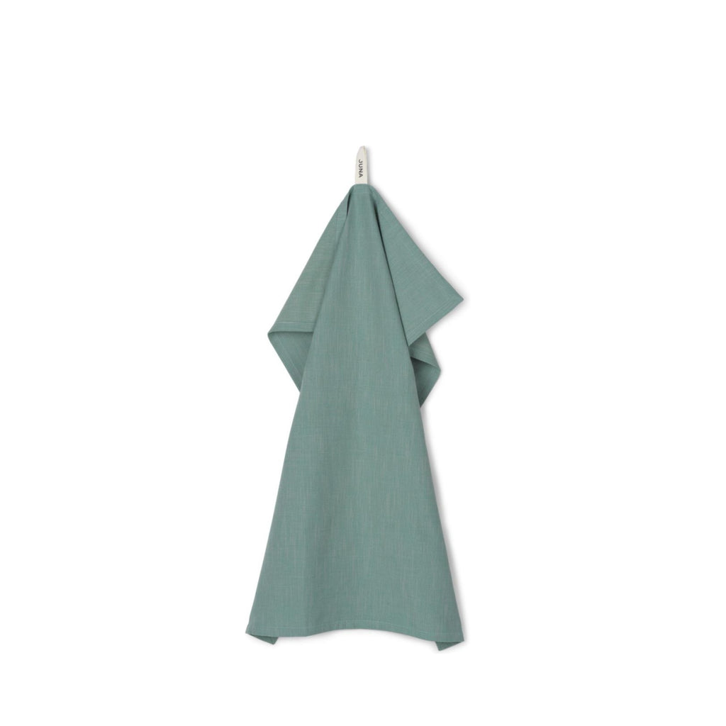 Juna Surface tea towel turquoise, 50x70 cm