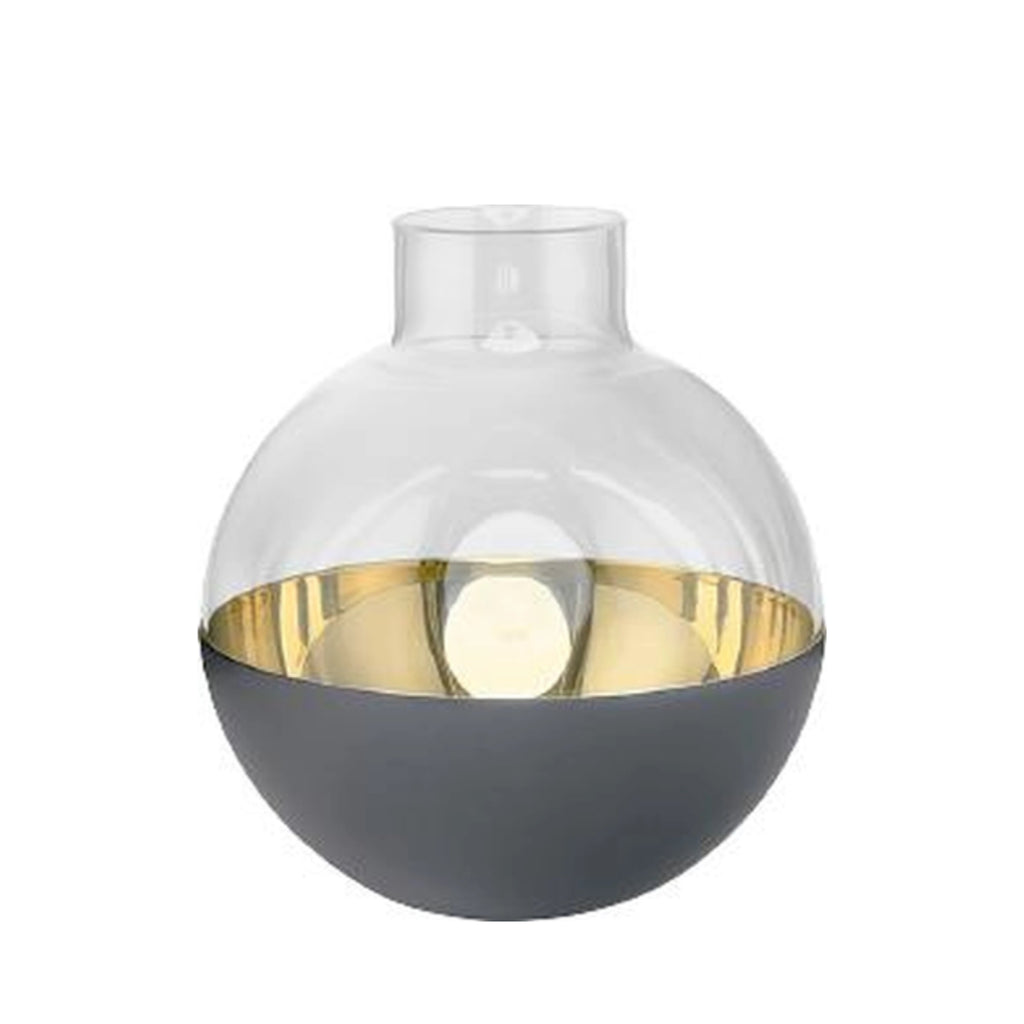 Skultuna Pomme Vase & Candlestick Large, Dark Grey