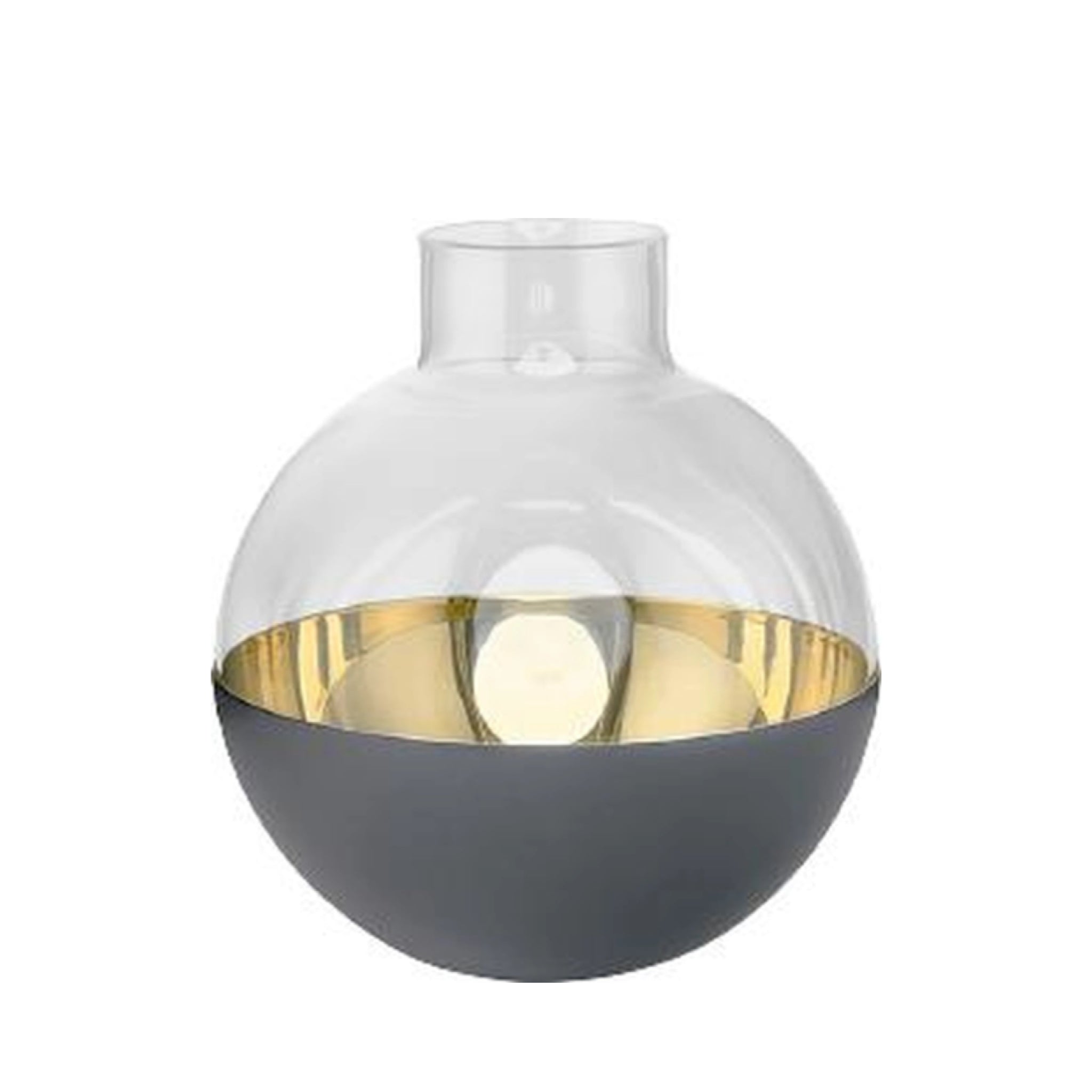 Skultuna Pomme Vase & Candlestick Large, Dark Grey
