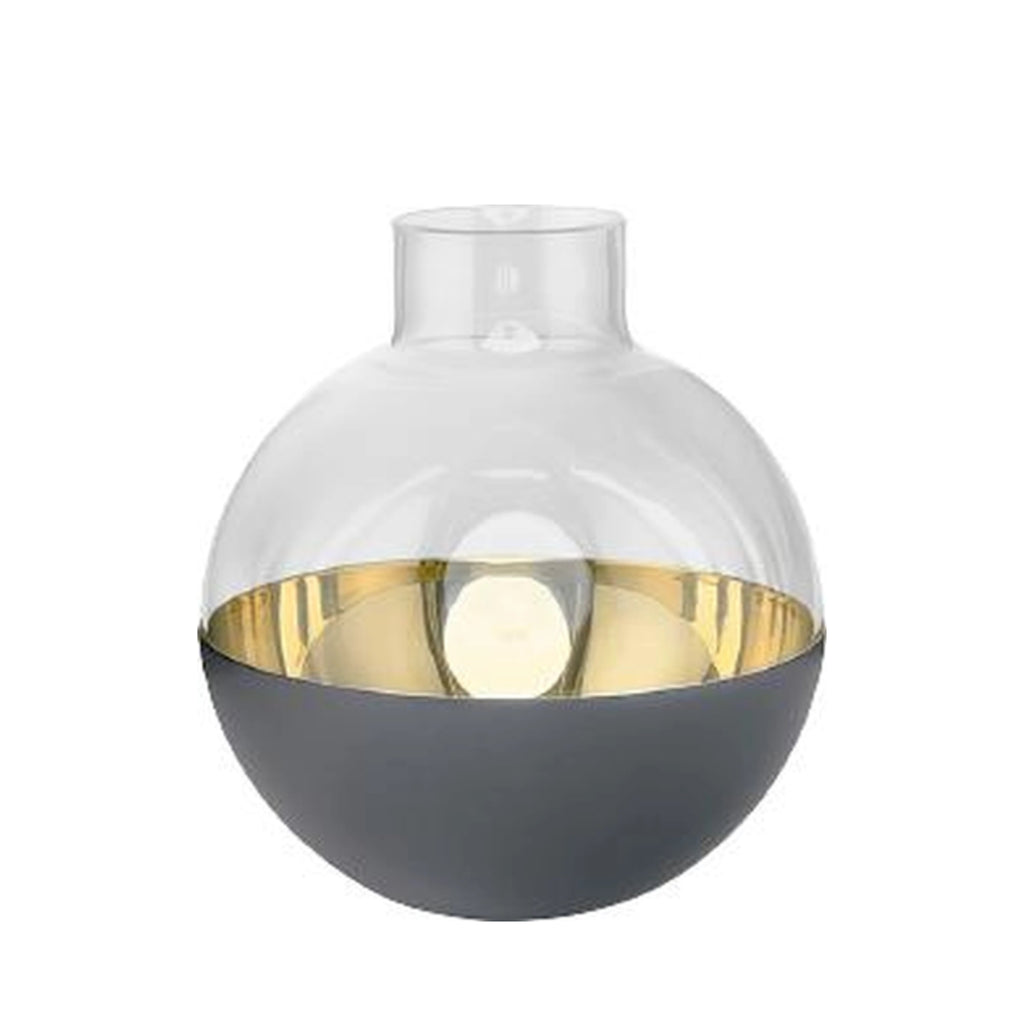 Skultuna Pomme Vase & Candlestick Large, Dark Grey