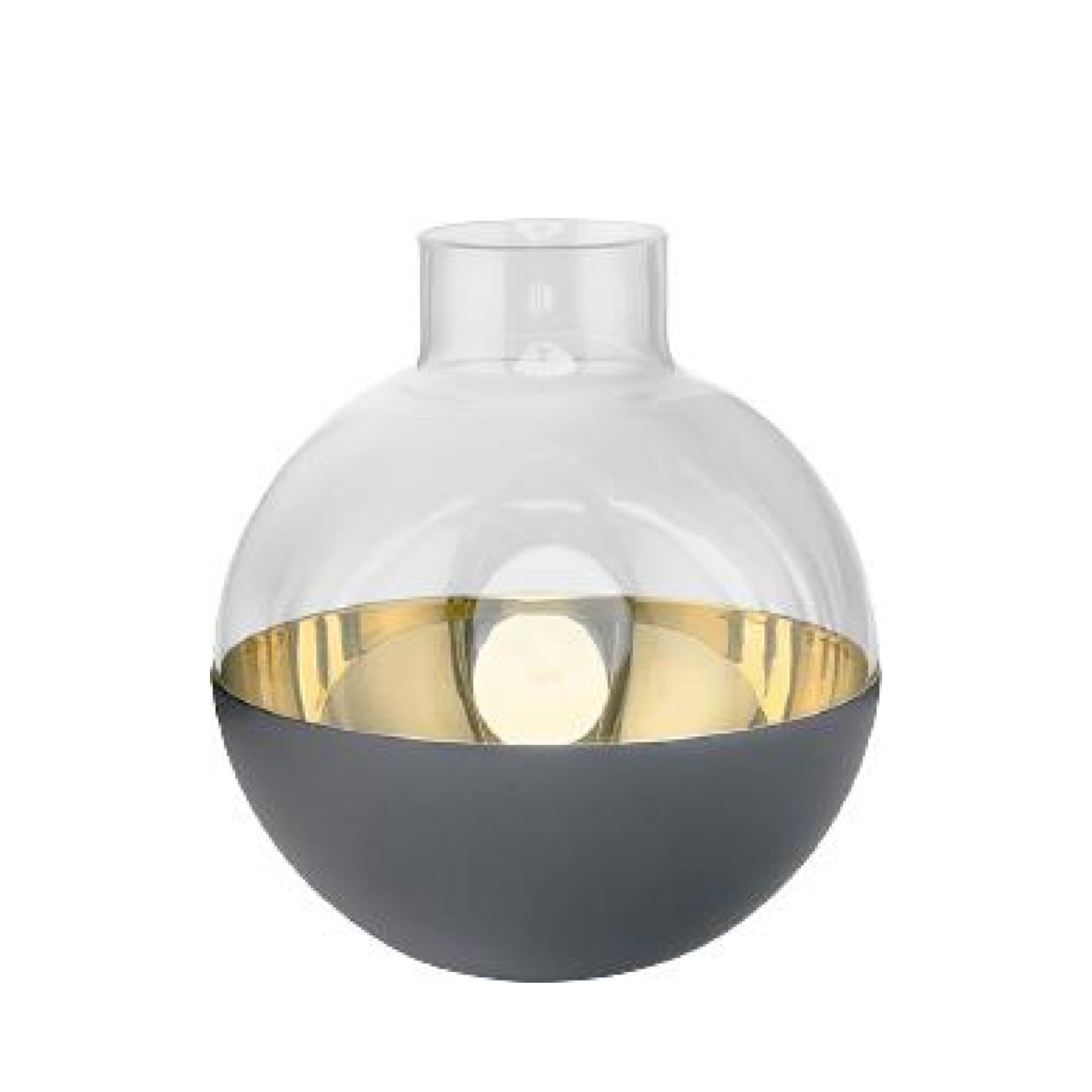 Skultuna Pomme Vase & Candlestick Large, Dark Grey