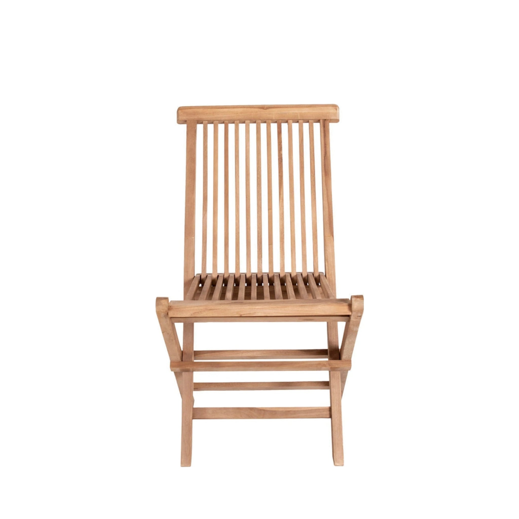 House Nordic Toledo Teak Wood Dining Chair - Natural Finish, 62x46x89cm