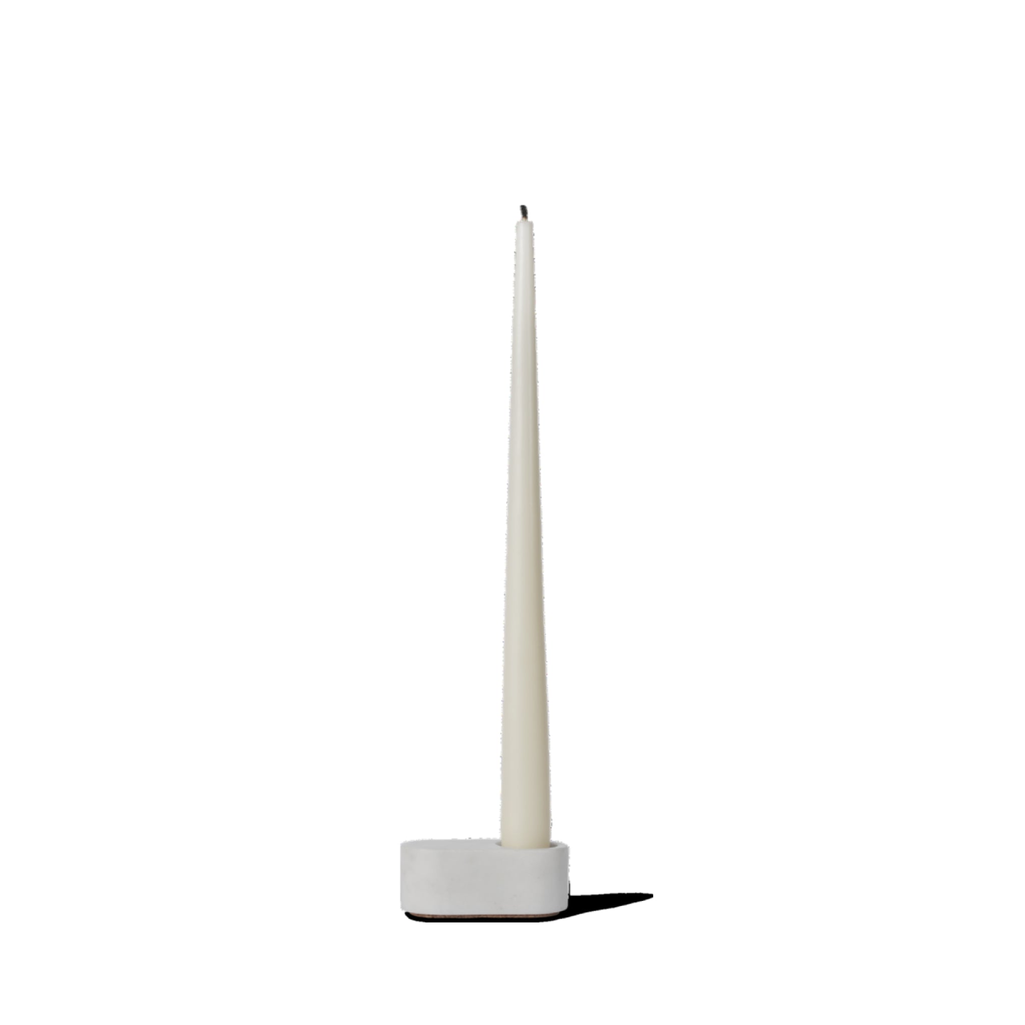 Spring Copenhagen Ovaali Candle Holder, White
