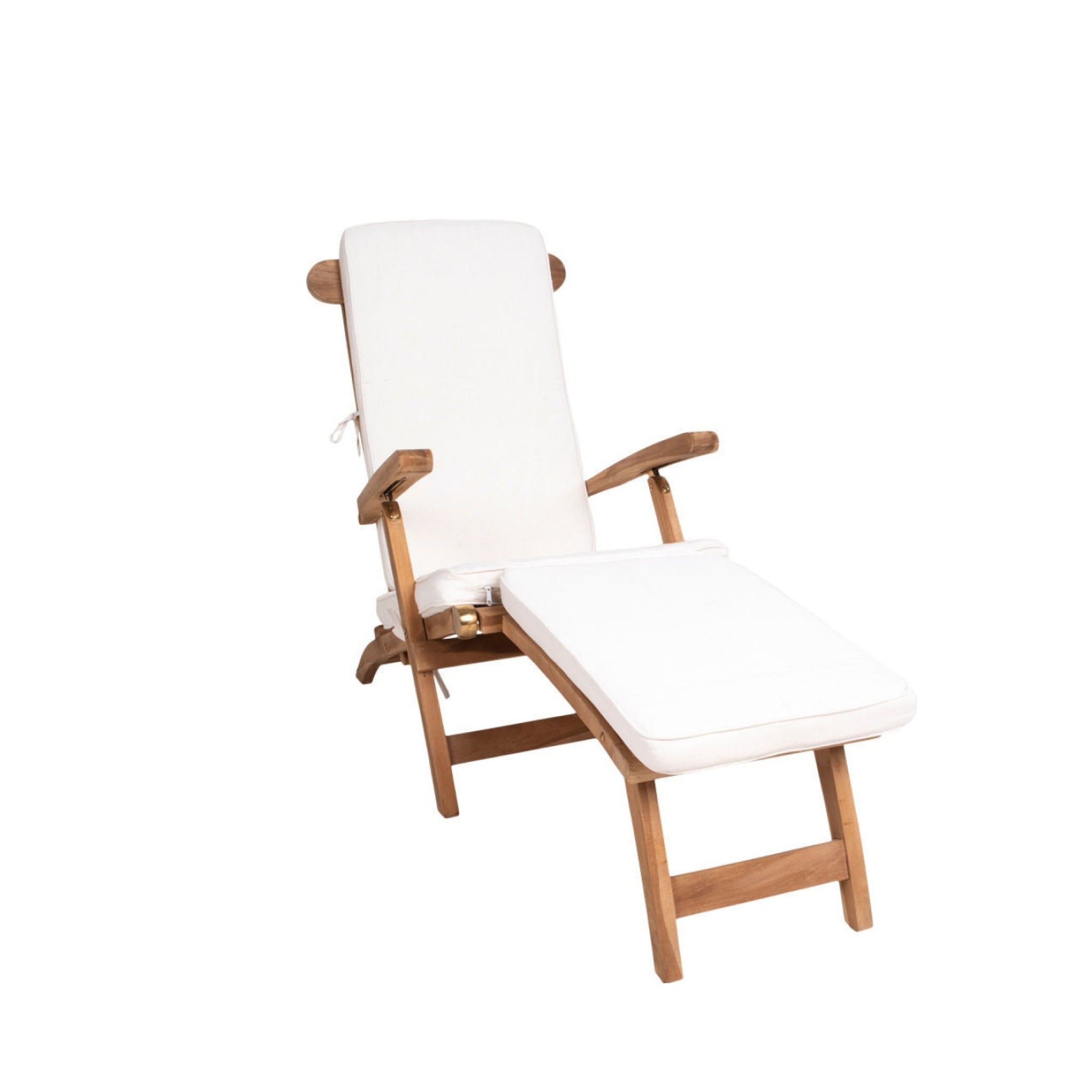 House Nordic Arrecife White Cotton Cushion for Deck Chair 197x55 cm