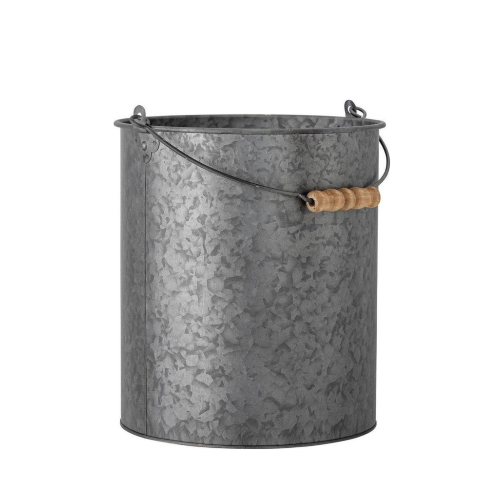 Bloomingville Dusan Bucket, Grey, Metal