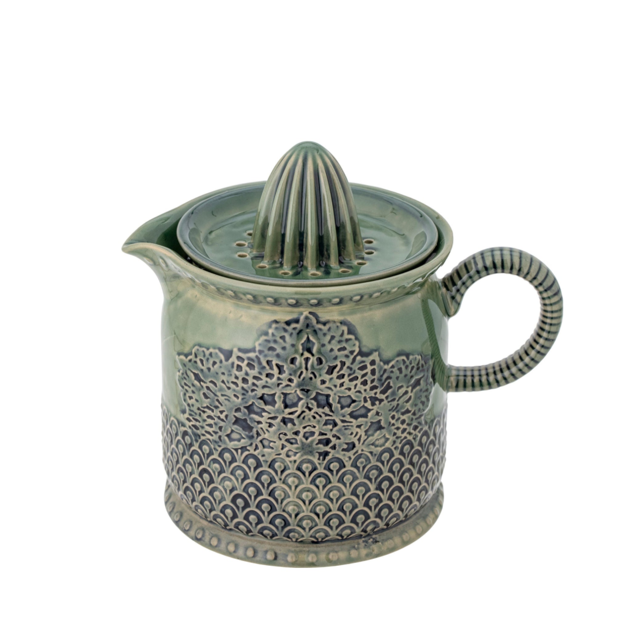 Creative Collection Liselu Lemon Juicer, Green, Stoneware
