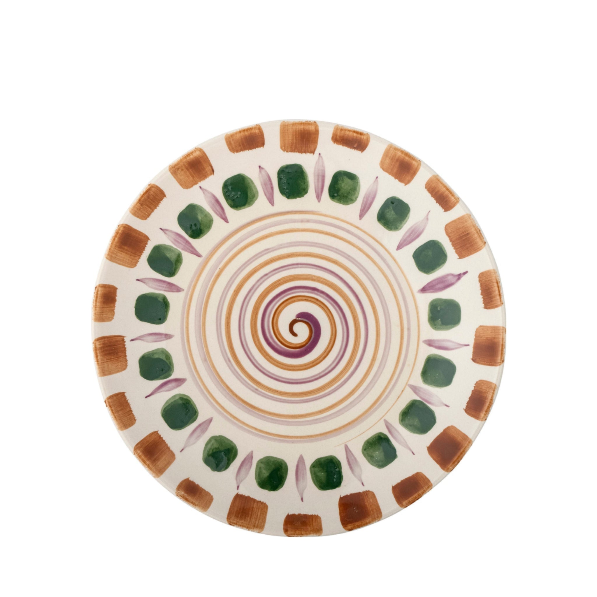 Bloomingville Shama Plate, Green, Stoneware